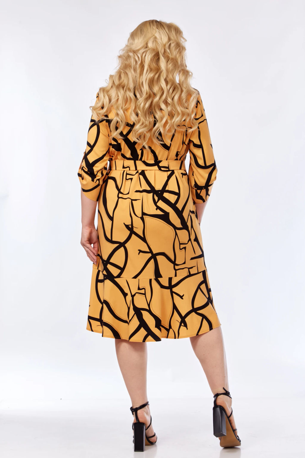 Белорусское платье летнее хлопковое - Almond фото 8