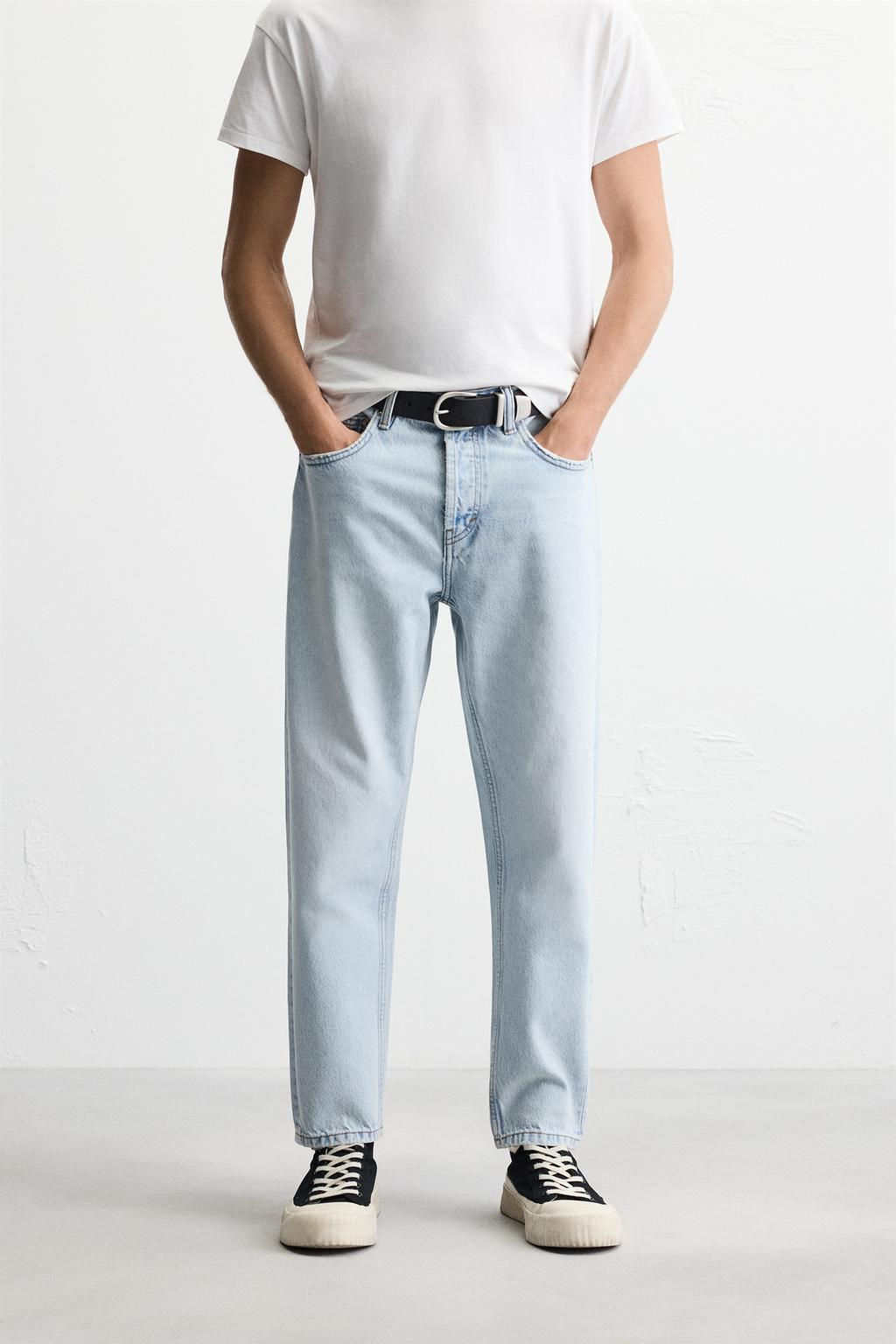 SLIM CROPPED-FIT JEANS - Zara фото 23