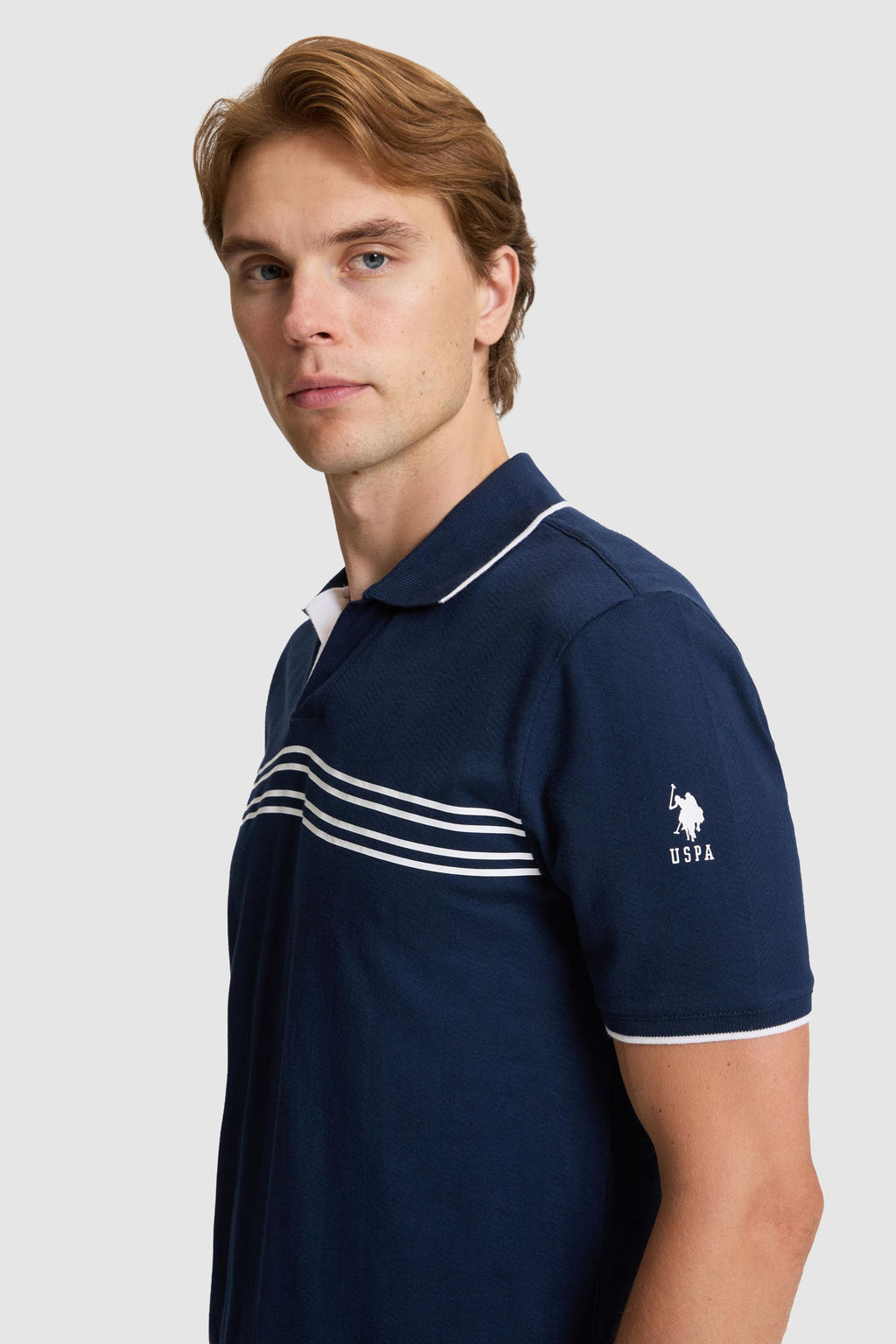 Erkek Lacivert Regular Fit Polo Yaka Ti__rt
