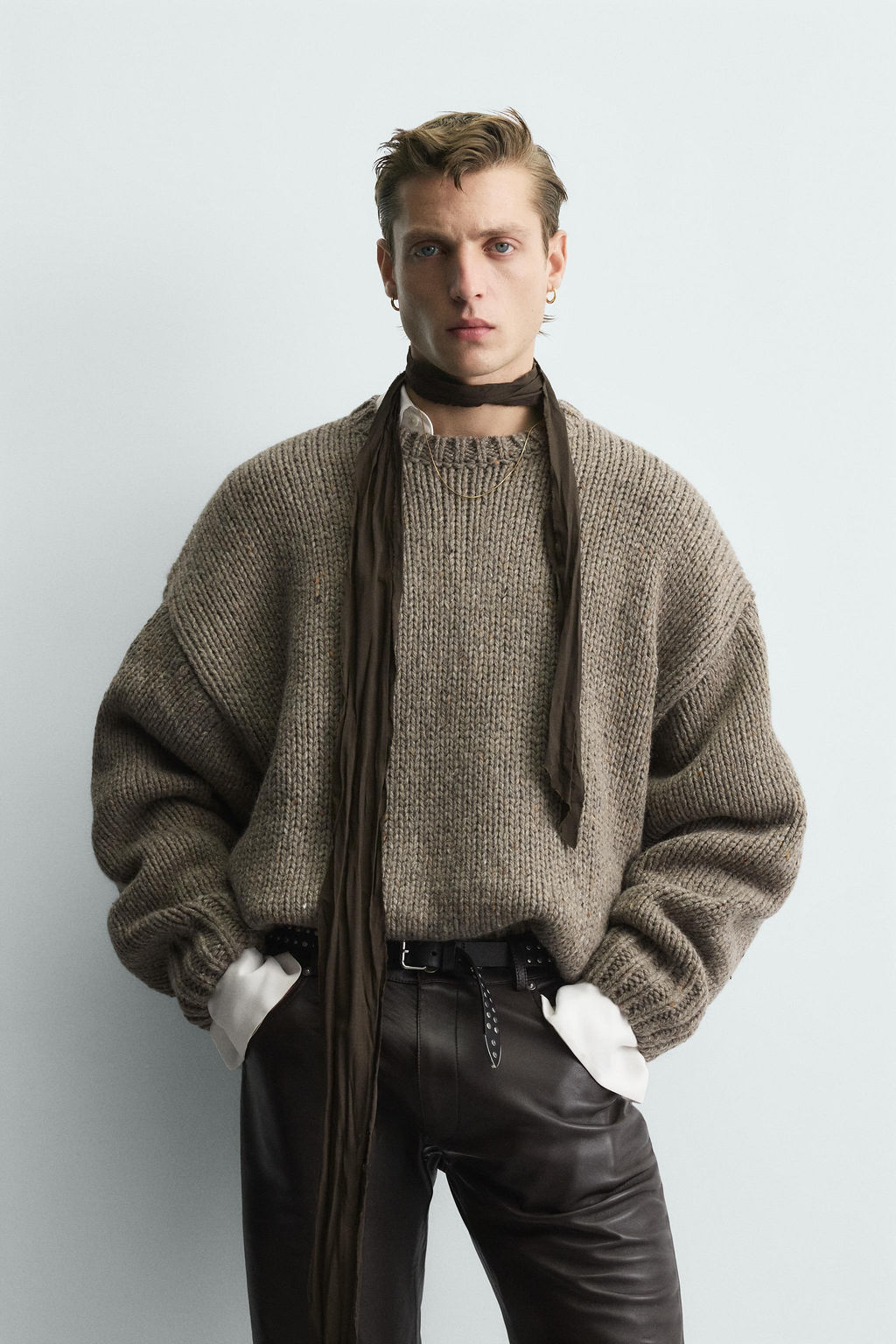 STRUCTURED WOOL JUMPER - Zara фото 2