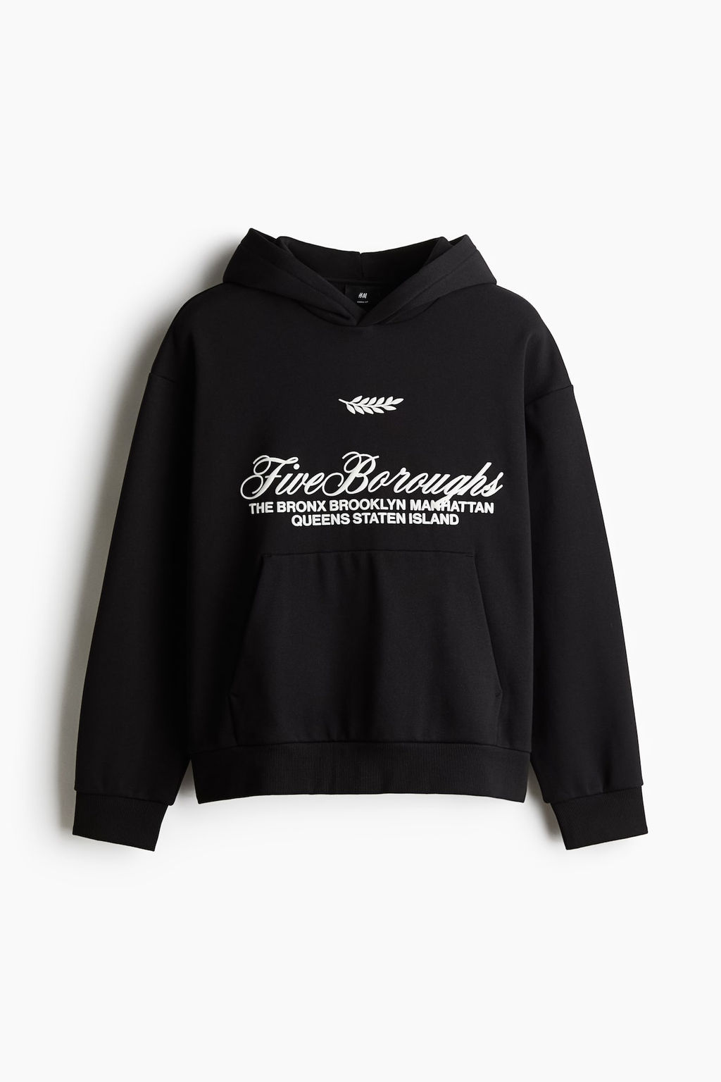 Loose Fit Printed hoodie - H&m фото 5