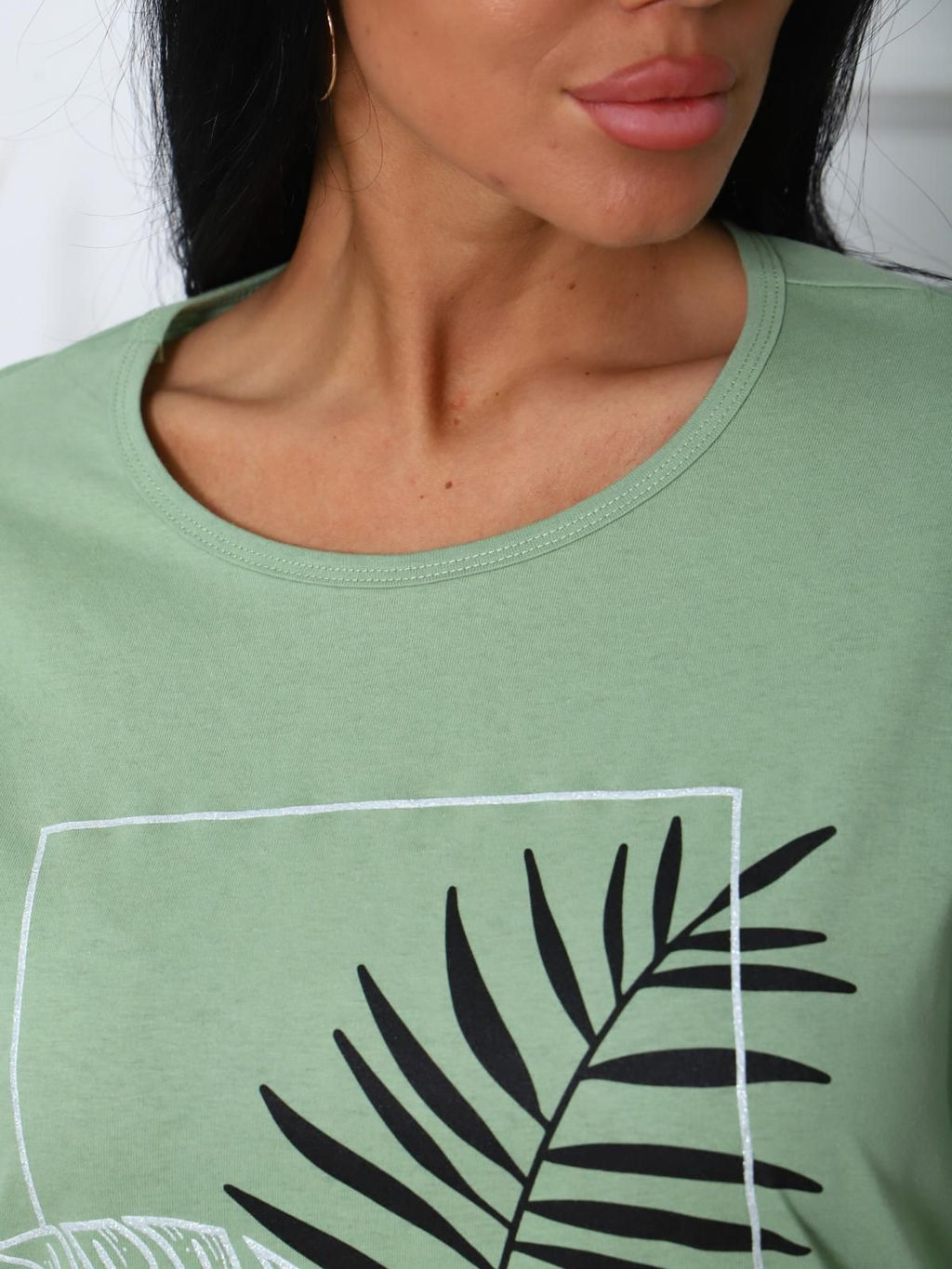 IV-CAPRIZ Сильвана - футболка оливковый  фото 6