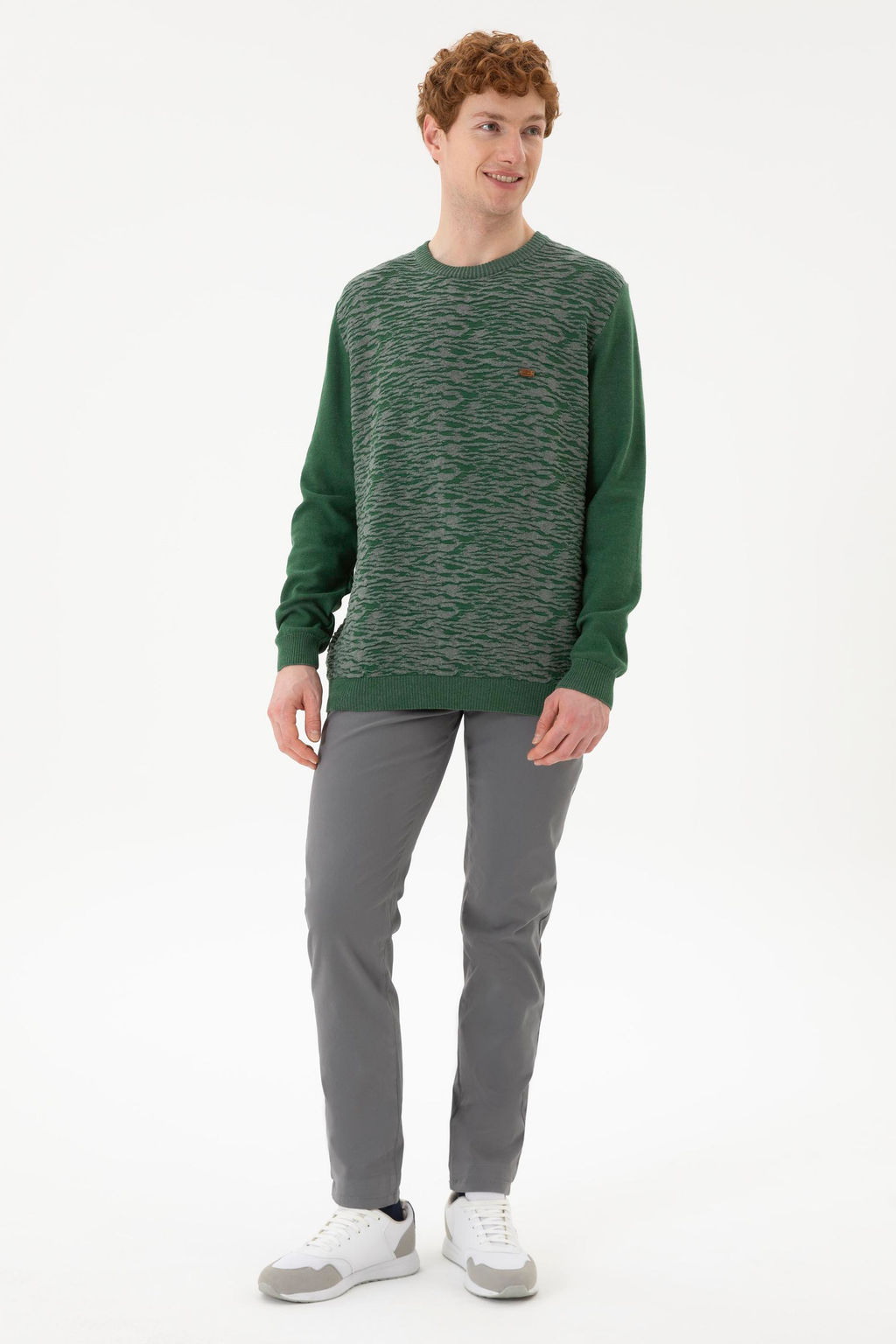Мужской зеленый свитер - U.s. polo assn фото 11