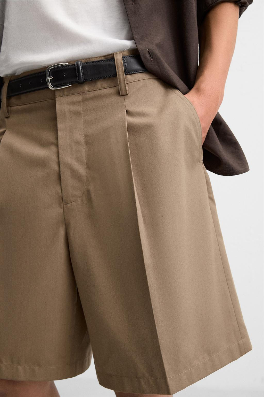 REGULAR-FIT BERMUDA SHORTS - Zara фото 6