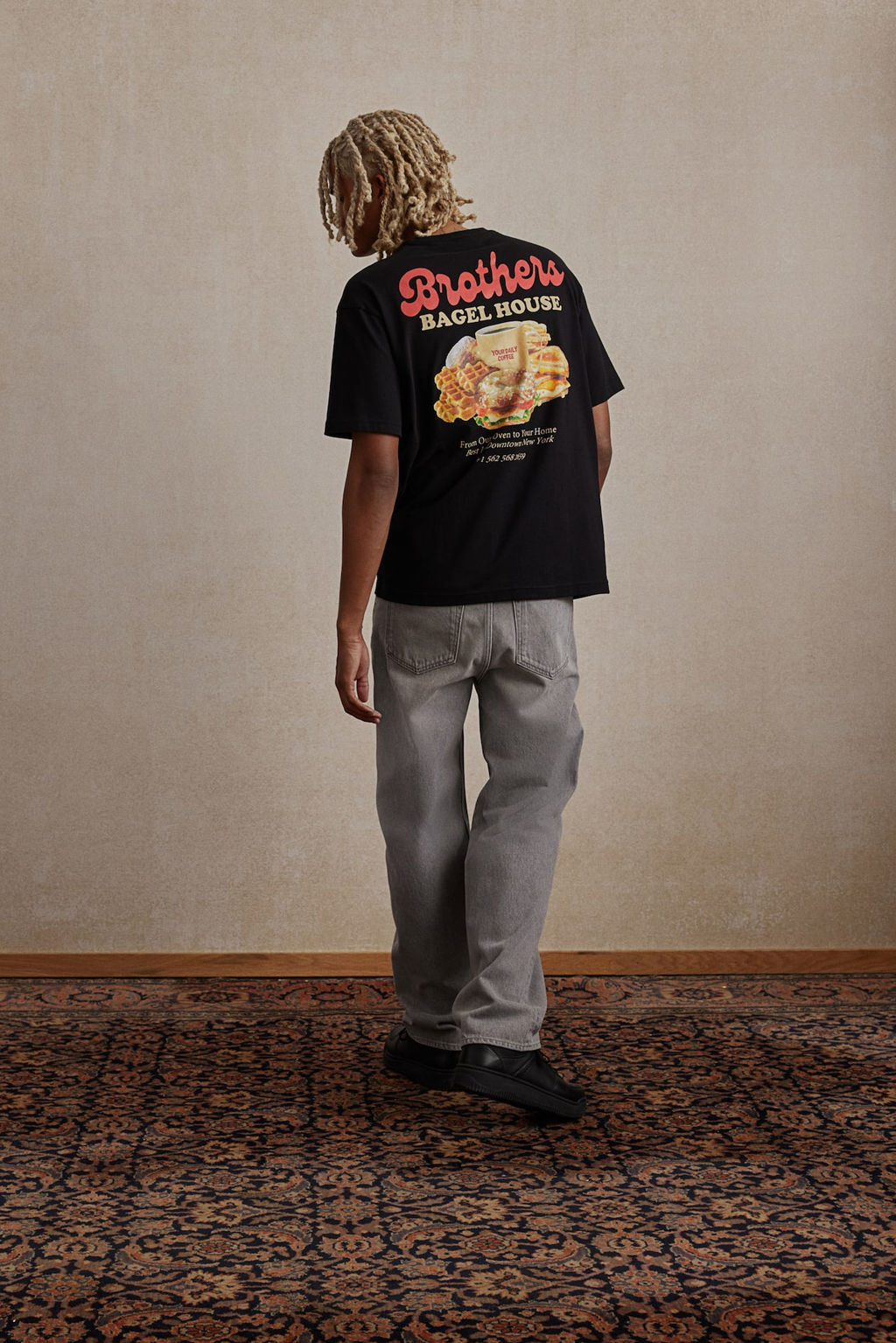 Camiseta con motivo estampado Loose Fit