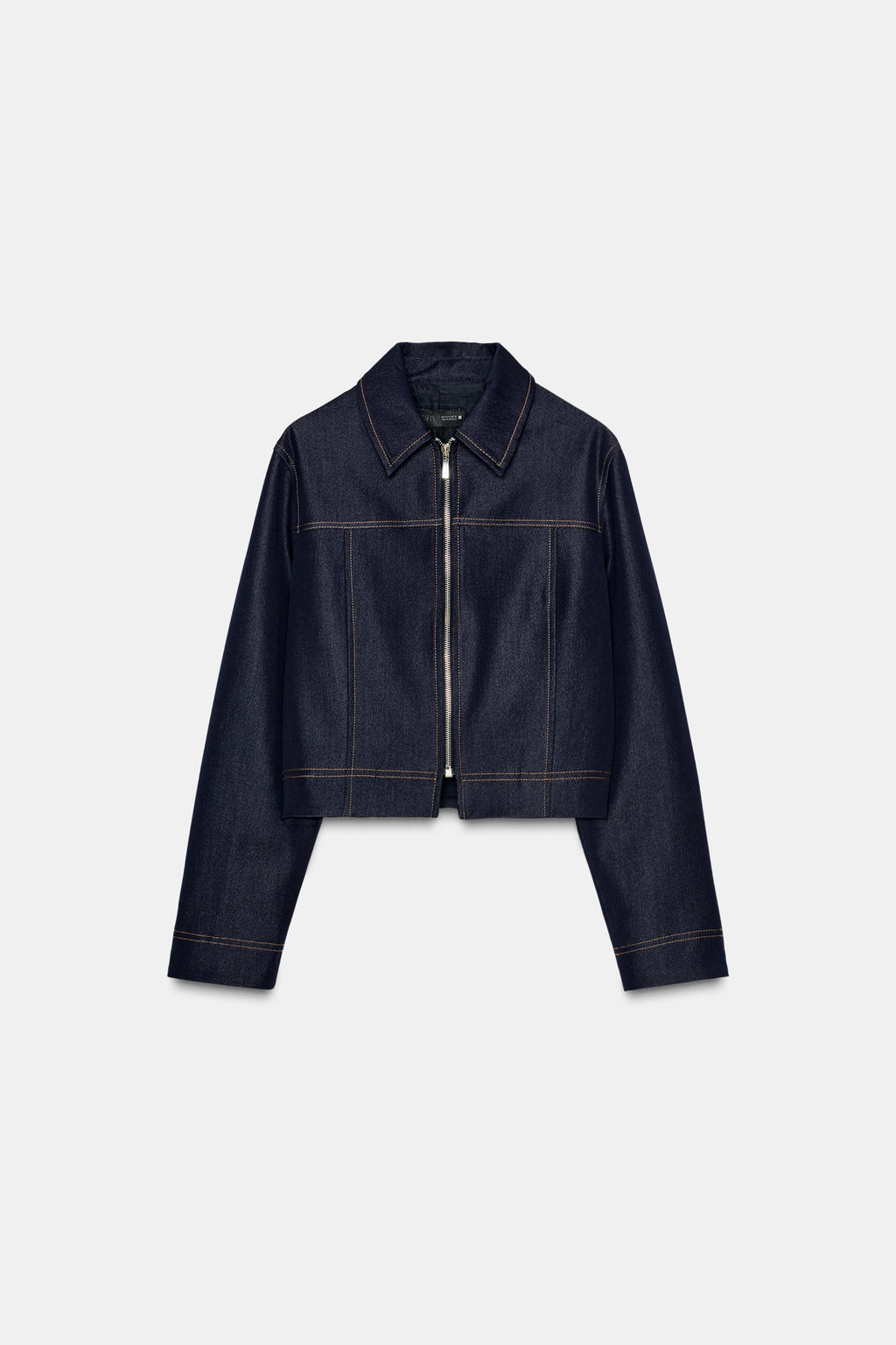 CONTRAST TOPSTITCHING JACKET - Zara фото 4