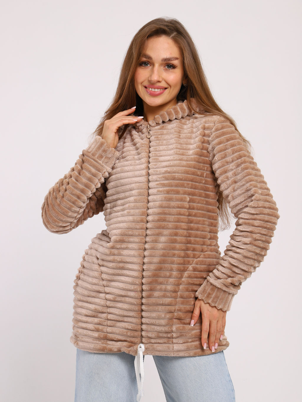 Толстовка женская 6-204 из велсофта - Новое кимоно фото 49