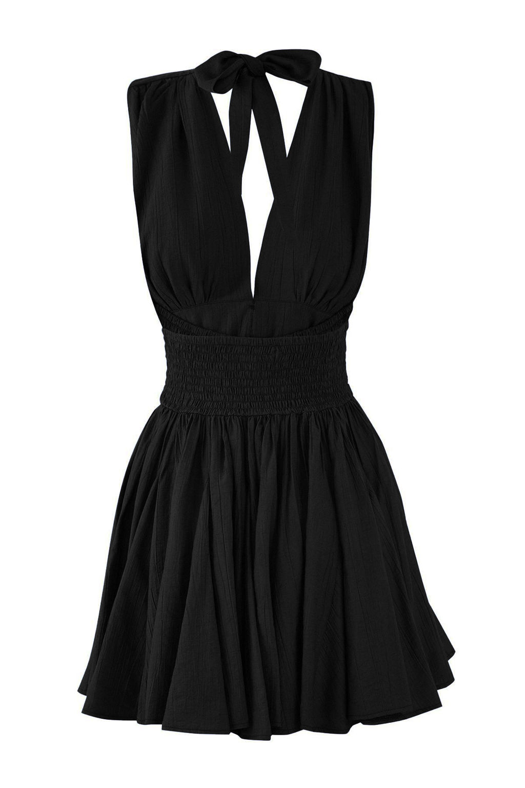 Mavi Belden Ac?lan/Skater Dusme Detayl? Sifon K?sa/Mini Elbise TPRSS25EL00319 - Trendyolmilla фото 6