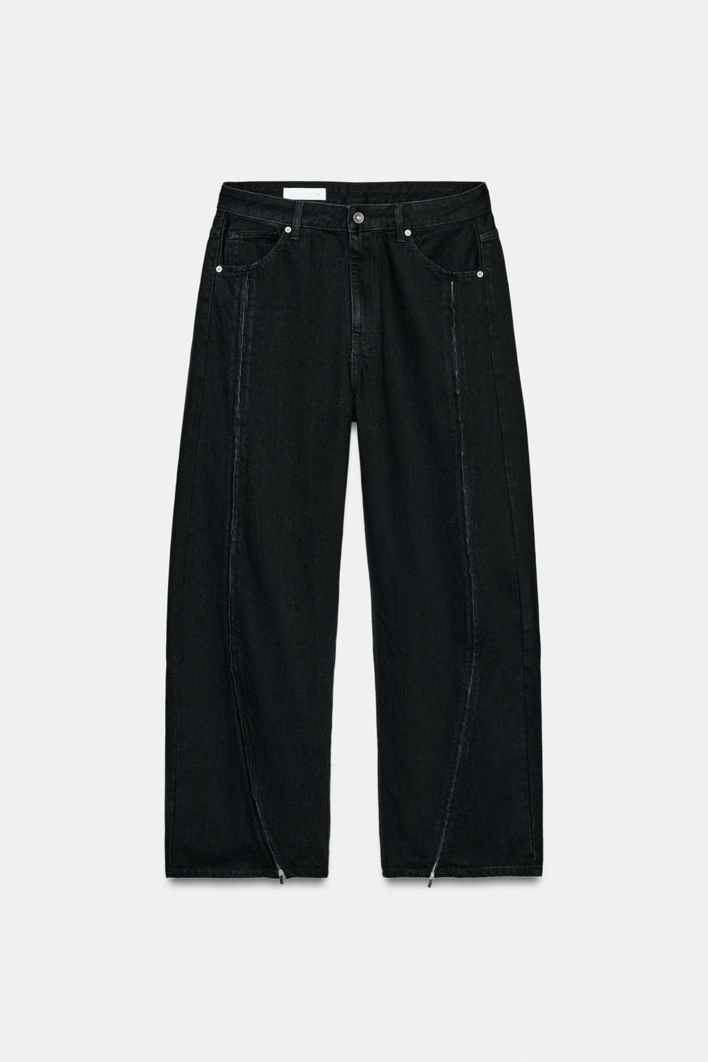 TRF BAGGY JEANS WITH ZIPS - Zara фото 6