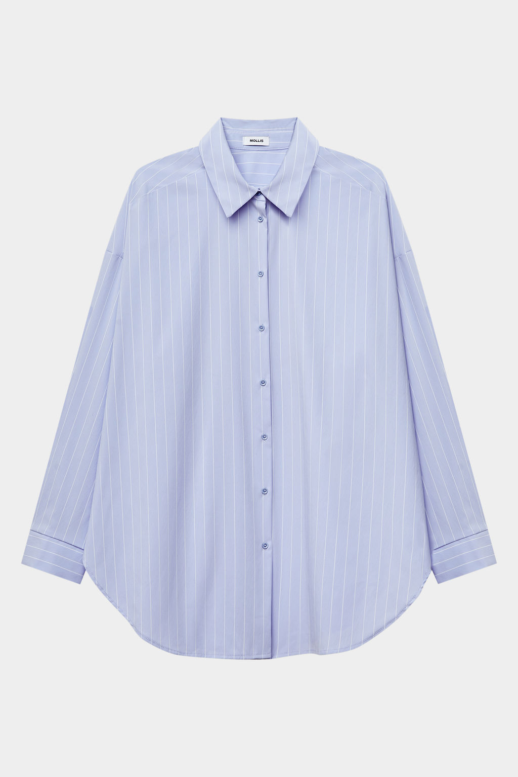 Рубашка оверсайз в полоску - Mollis фото 5
