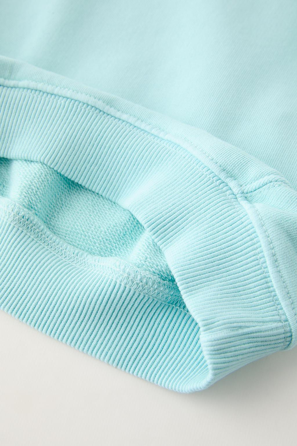 GARMENT-DYE EMBROIDERED SWEATSHIRT - Zara фото 2