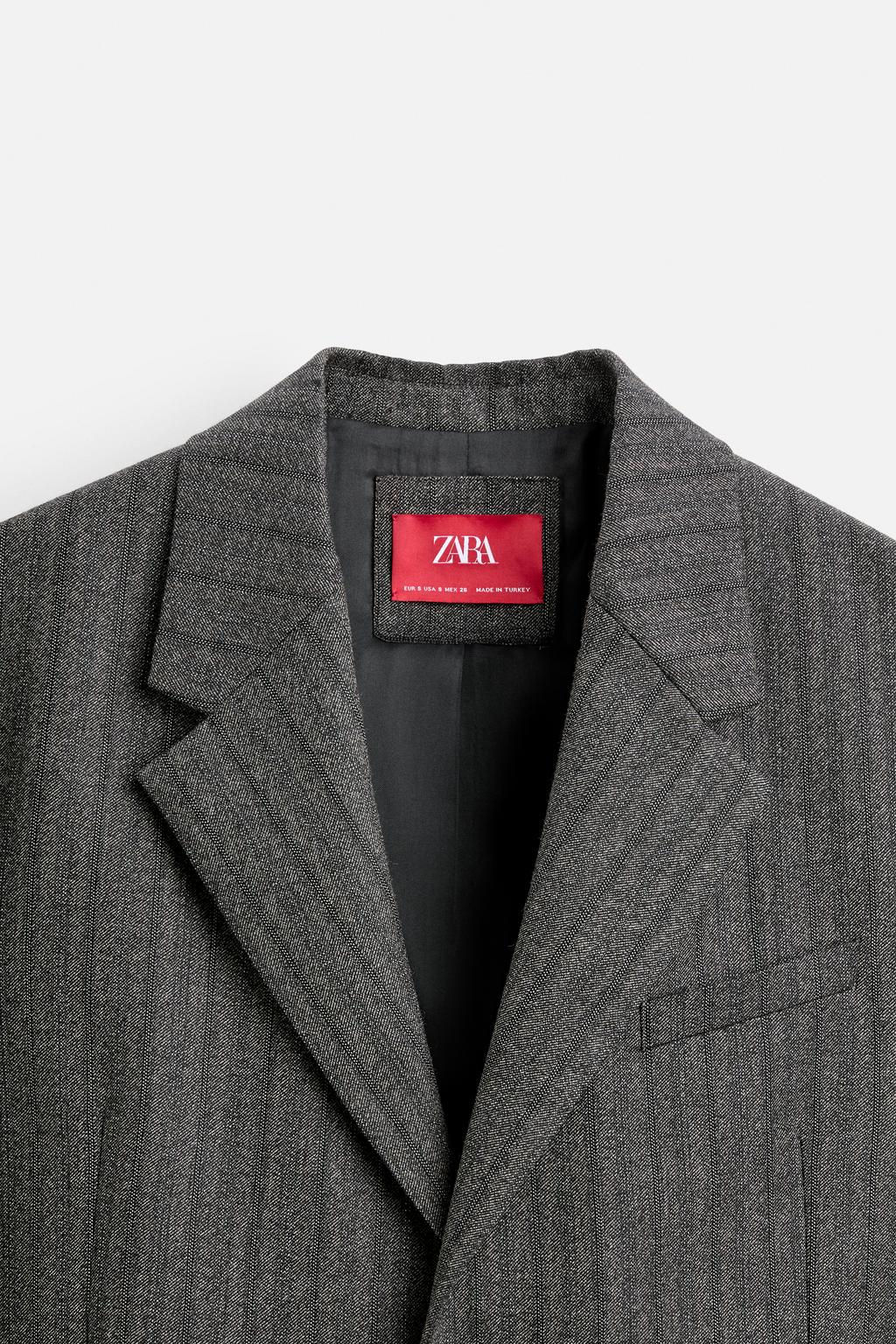 STRIPED SUIT BLAZER X HARRY LAMBERT - Zara фото 9