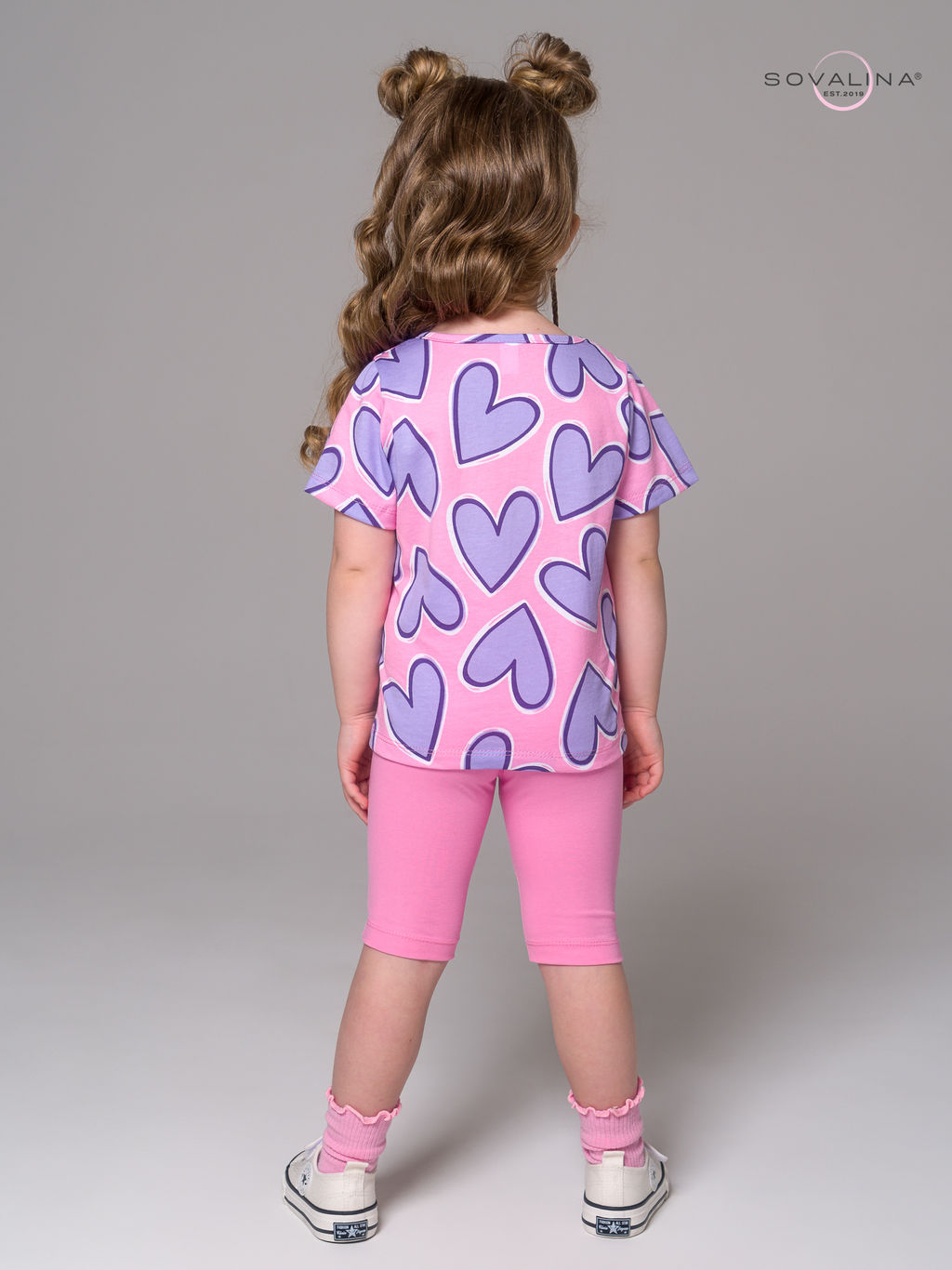 Костюм Актив сиреневые сердца-барби - Sovalina фото 14