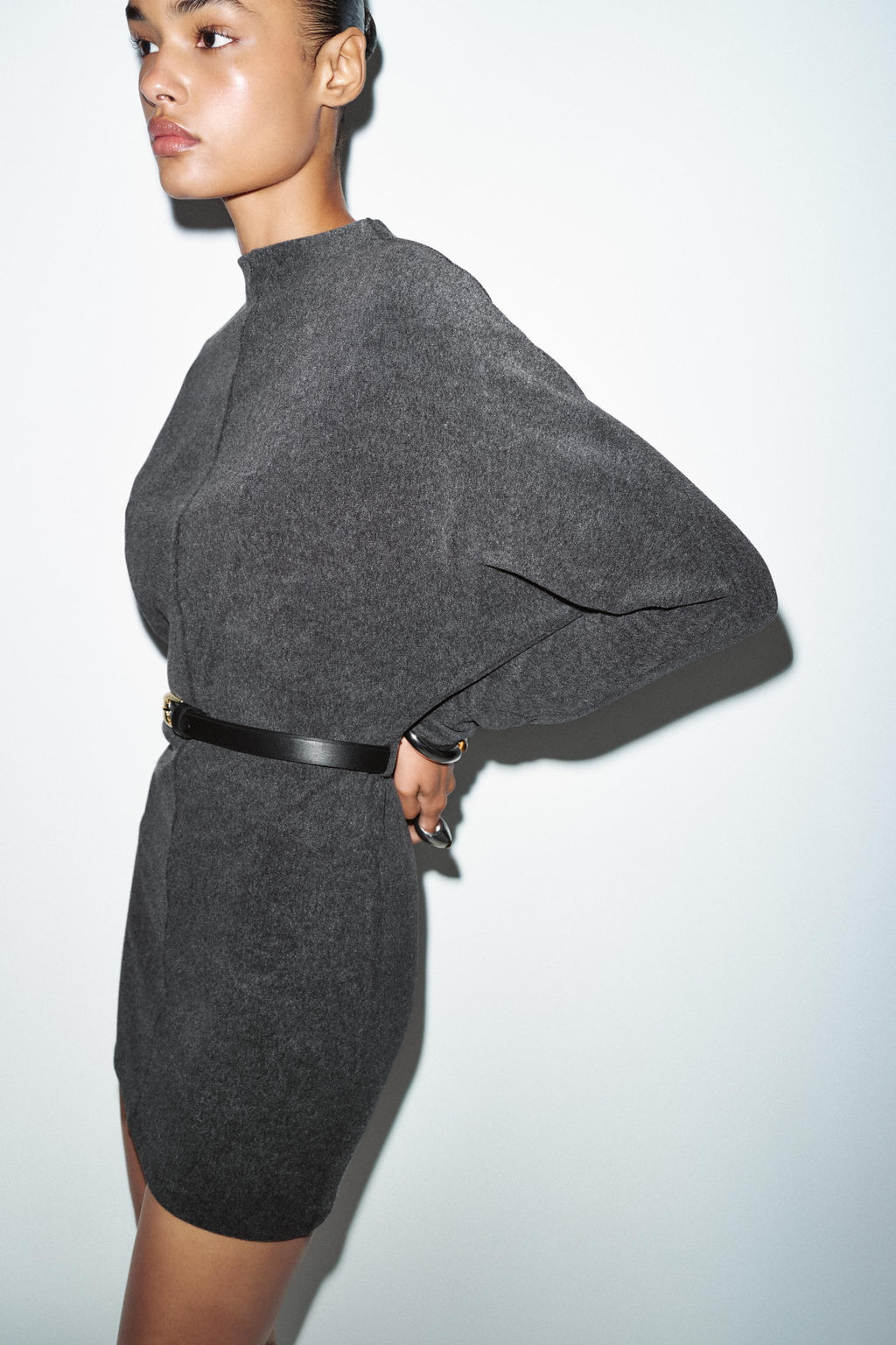 SOFT BELTED DRESS - Zara фото 6