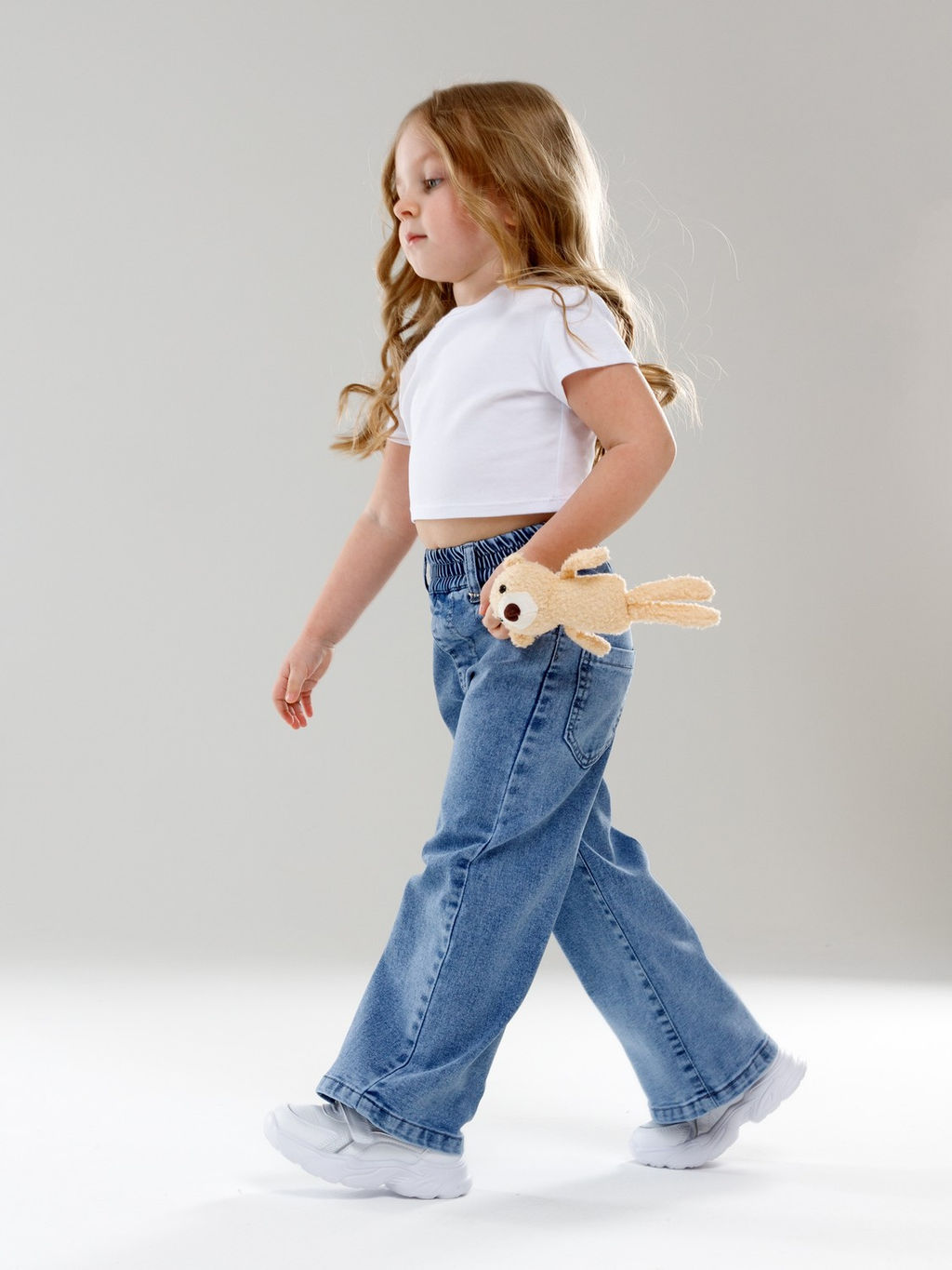 Джинсы-трубы для девочек - СИНЯЯ МОДА фото 13