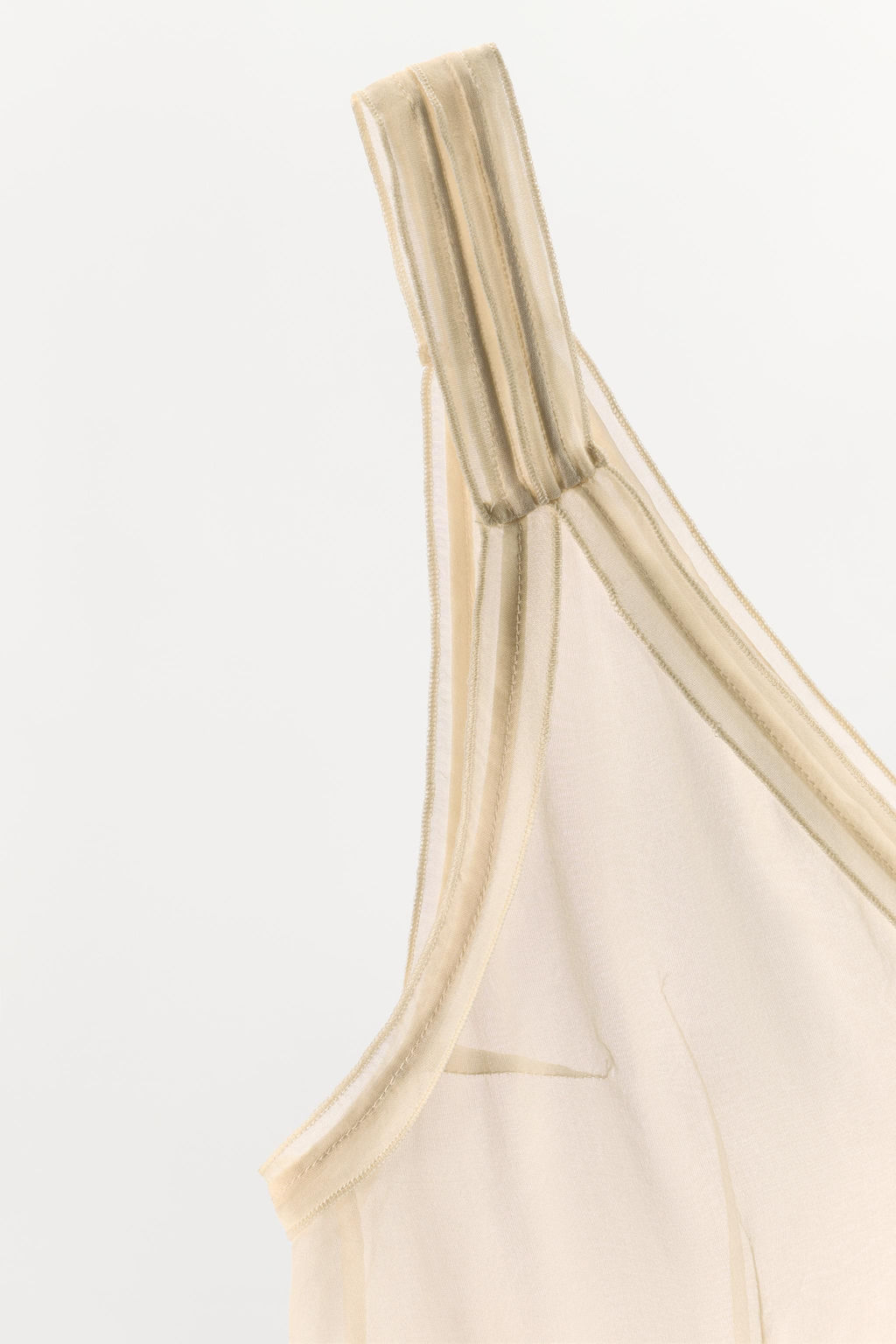 TOP COMBINADO TIRANTES SEDA 100% / Crudo
