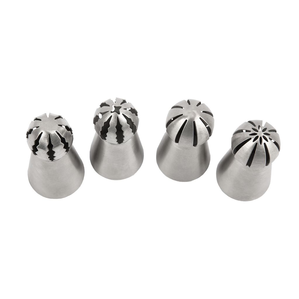 S-CHIEF SHF-0117 Набор кондитерских насадок нержавеющая сталь 6 см 4 шт металл фото 4