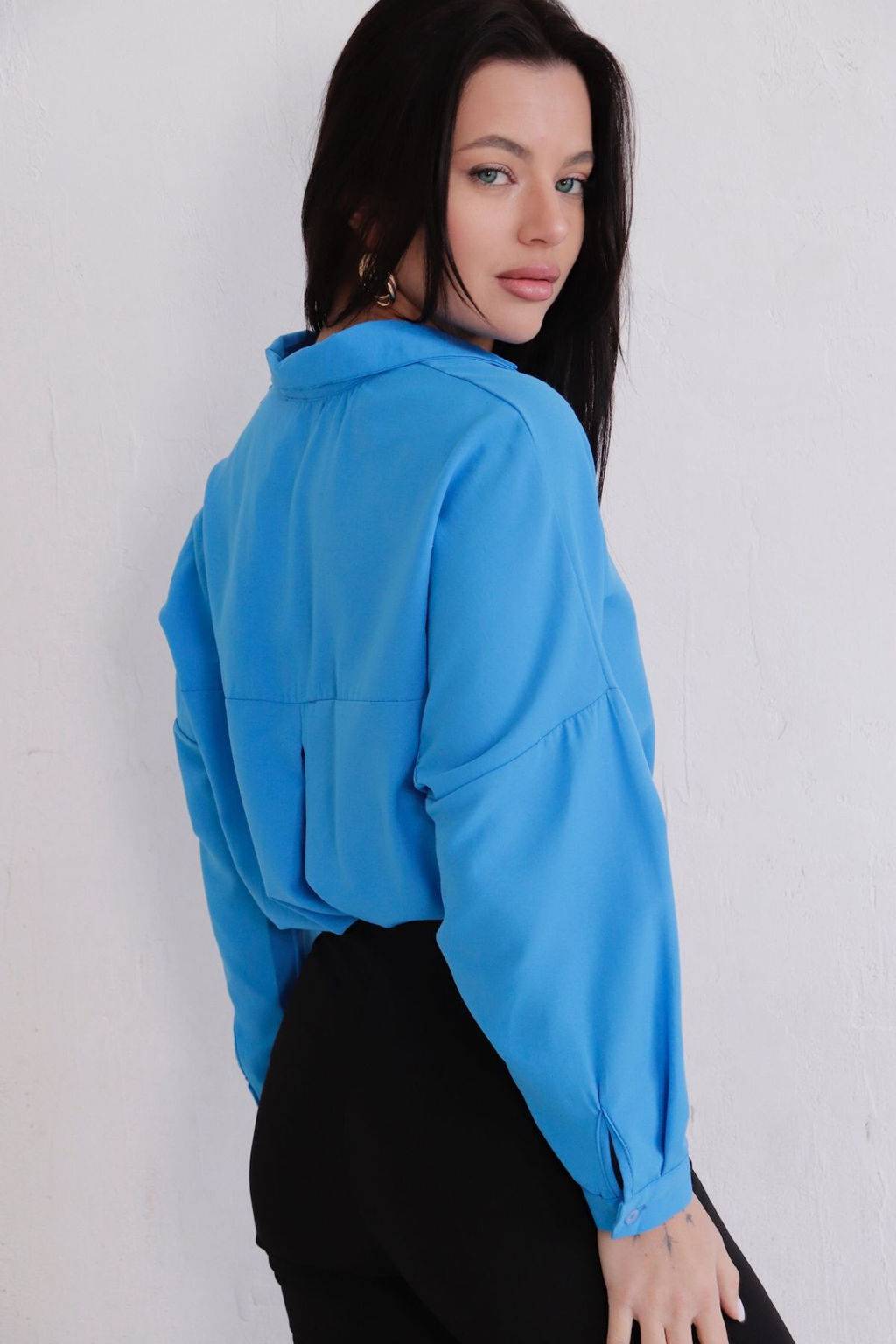 Рубашка удлинённая свободного силуэта - Martichelli фото 20