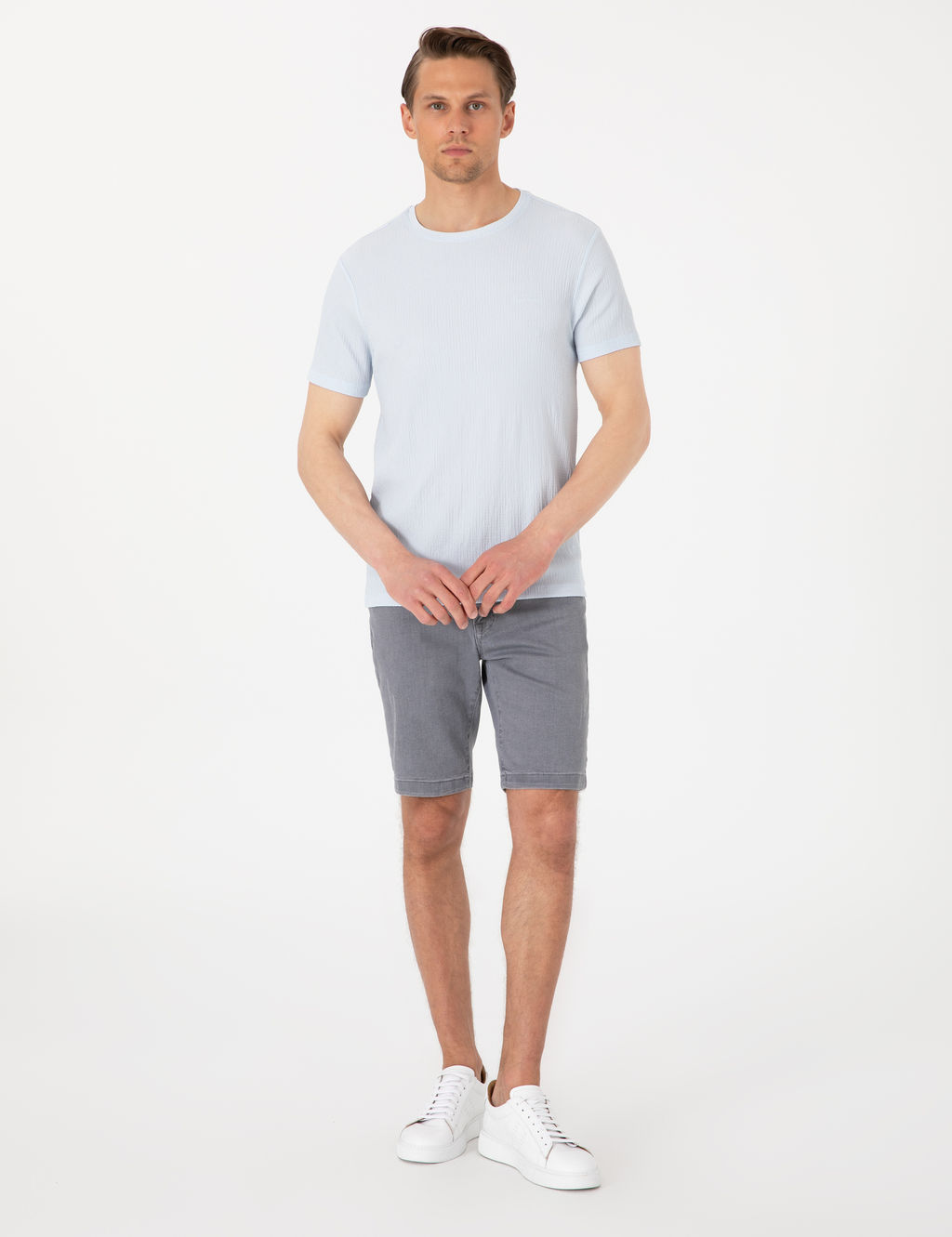 A__k Mavi Slim Fit Ti__rt