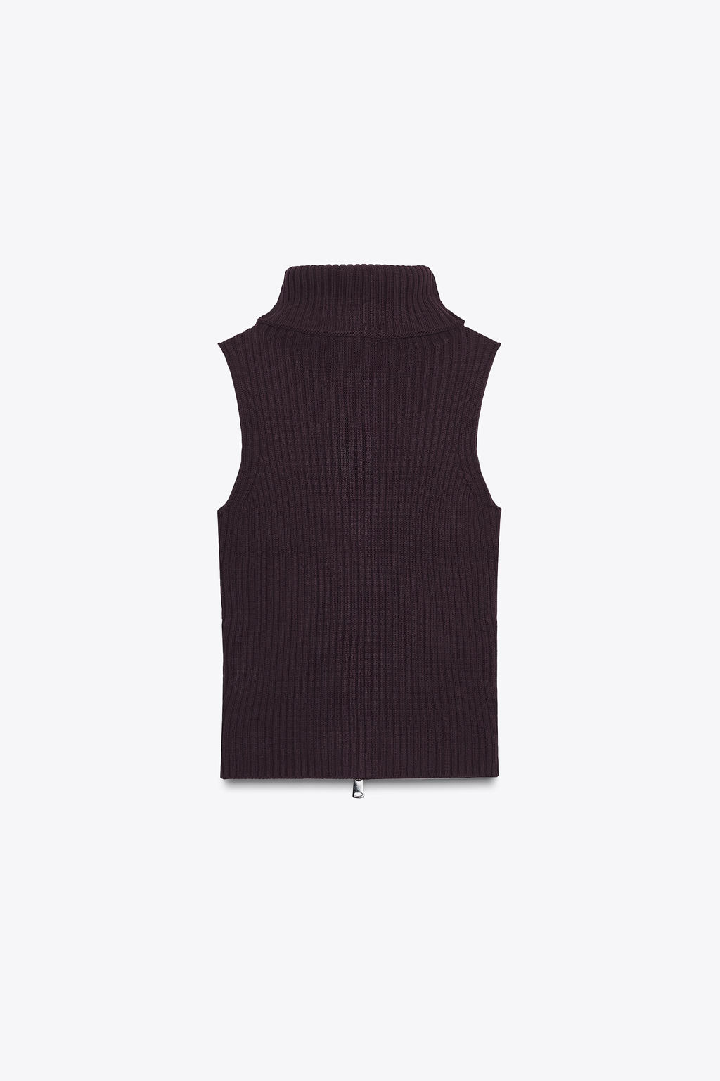 RIBBED KNIT WAISTCOAT TOP - Zara фото 6