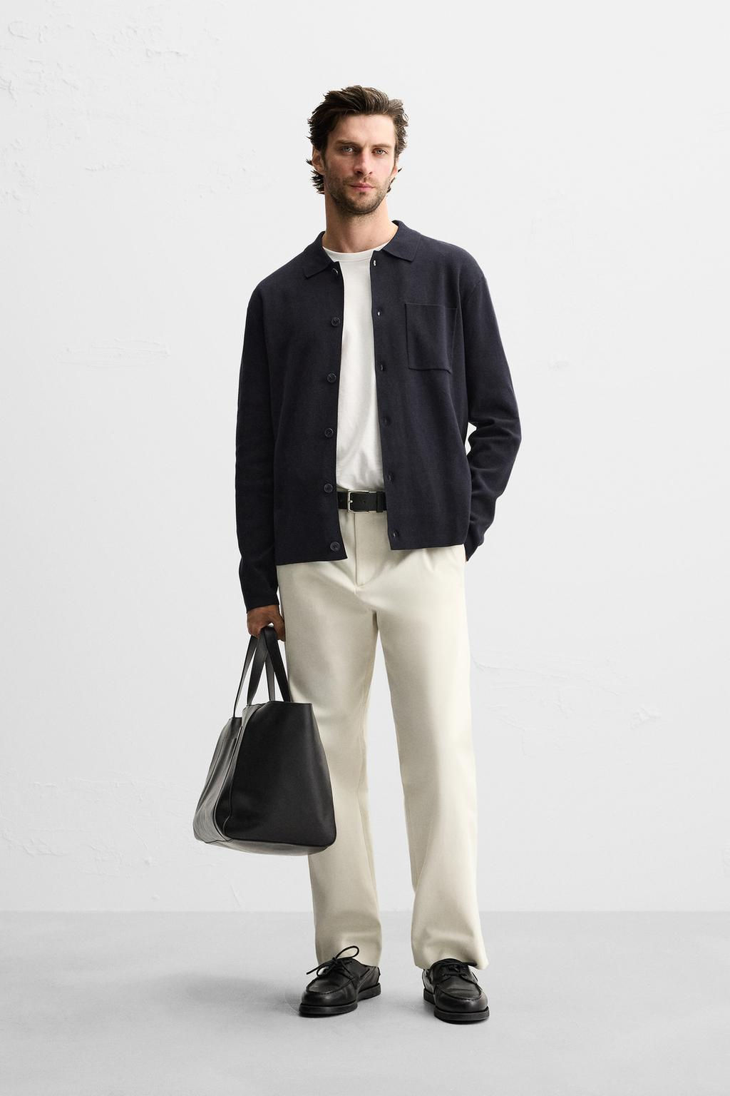 COTTON CARDIGAN WITH POCKET - Zara фото 10