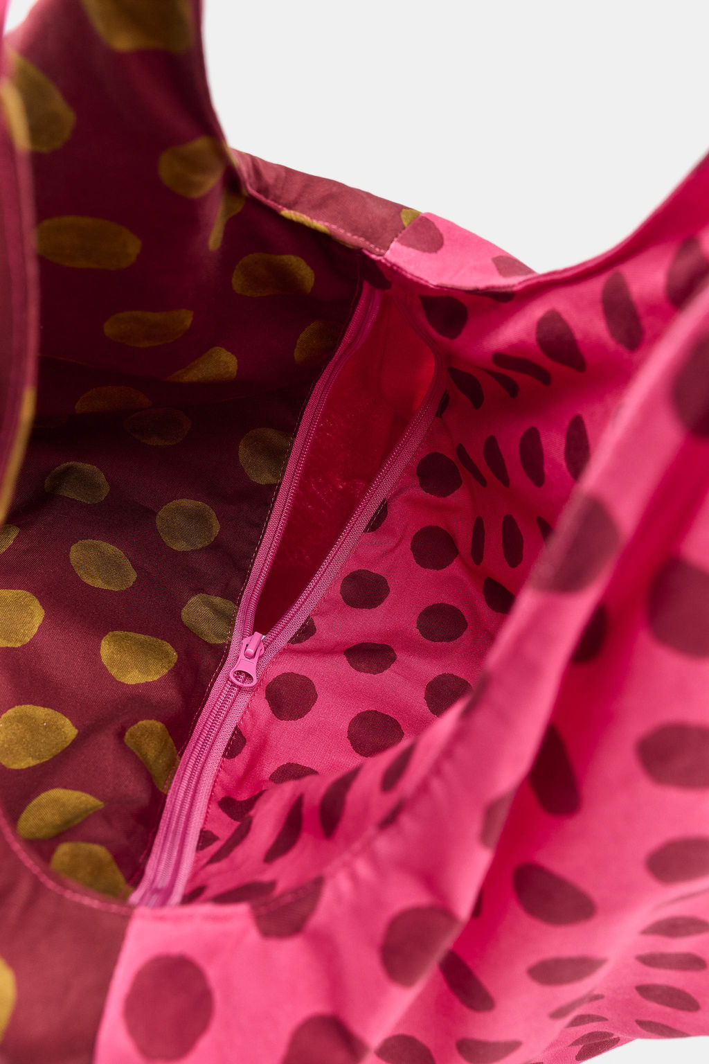 MAXI BOLSA ESTAMPADA LUNARES / Rosa - Zara фото 4