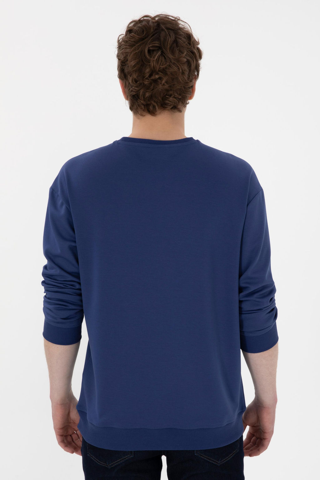 Erkek A__k Lacivert Sweatshirt Sepette S_rpriz _ndirim - U.s. polo assn фото 5