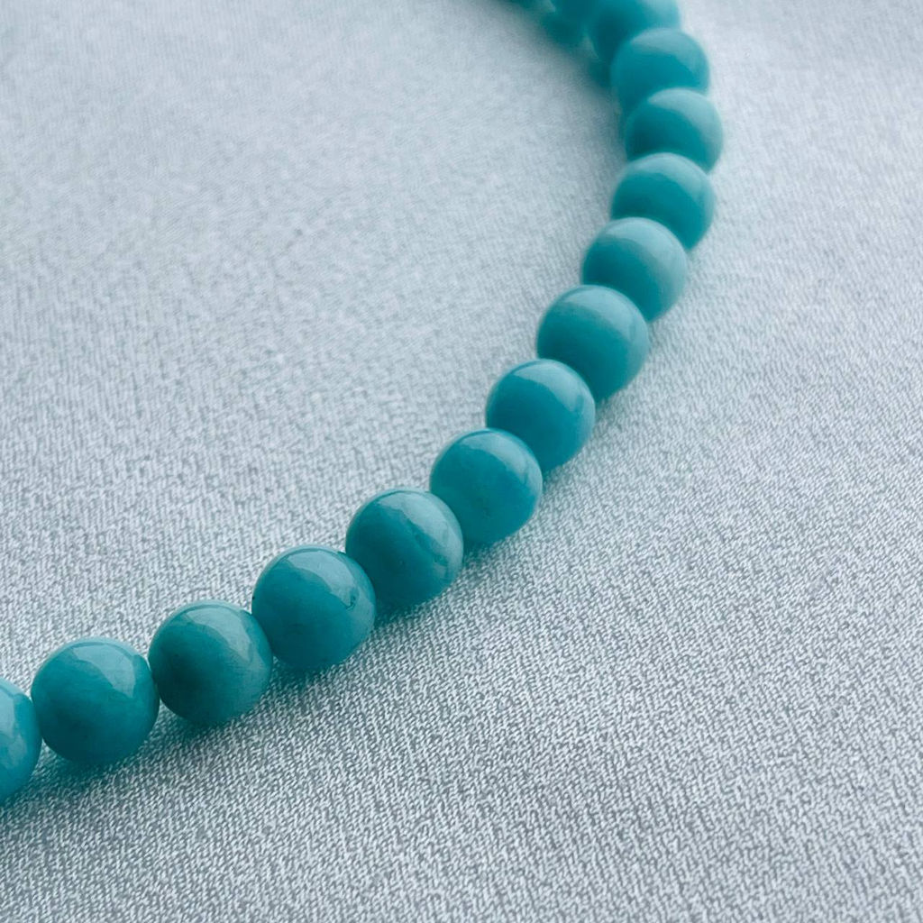 Бусы на увеличение из Амазонита 46 см +