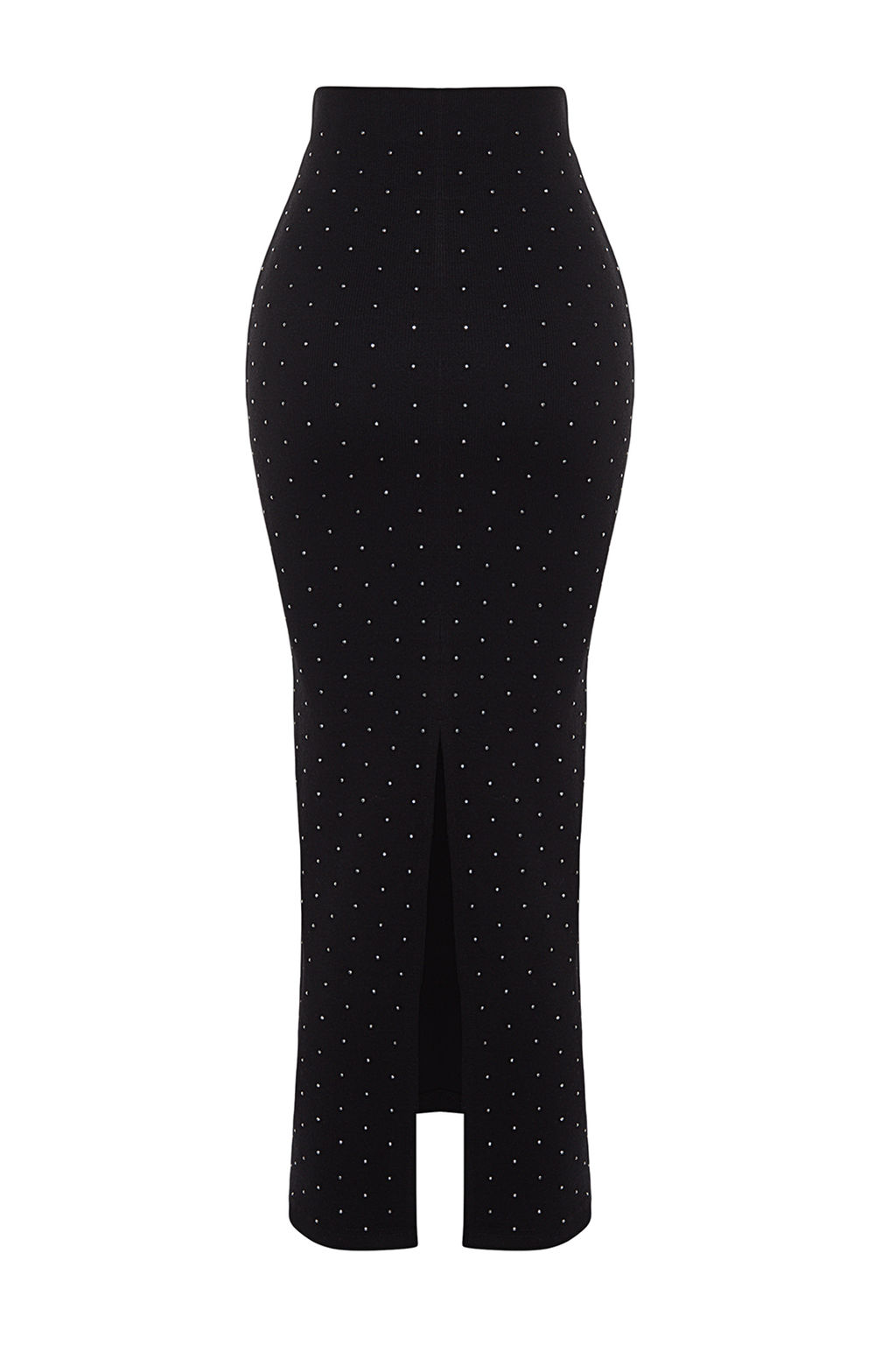 TRENDYOLMILLA Siyah Yap?st?rma Tas Midi Orme Etek TWOAW24ET00243  фото 8