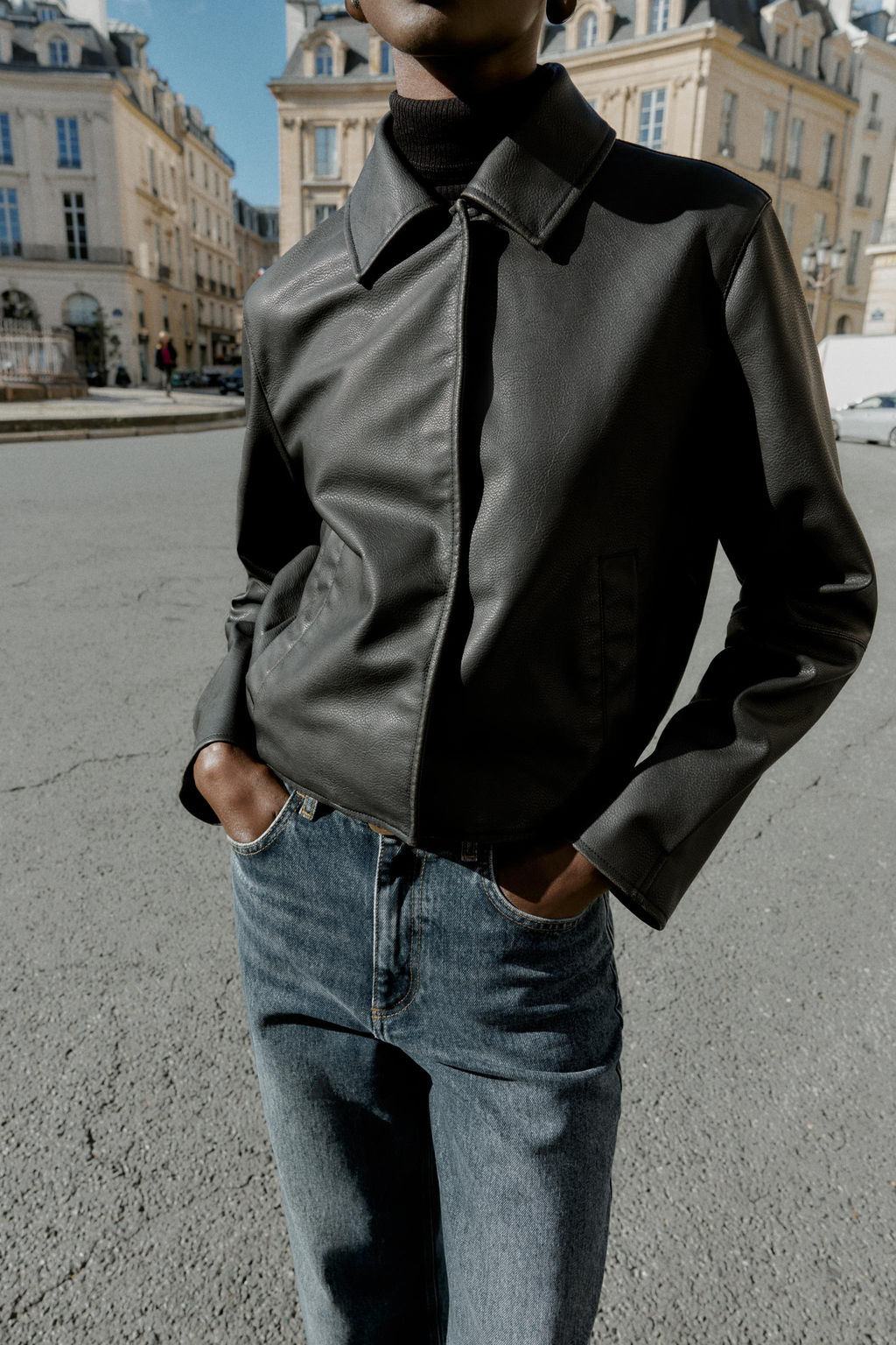 FAUX LEATHER JACKET - Zara фото 5