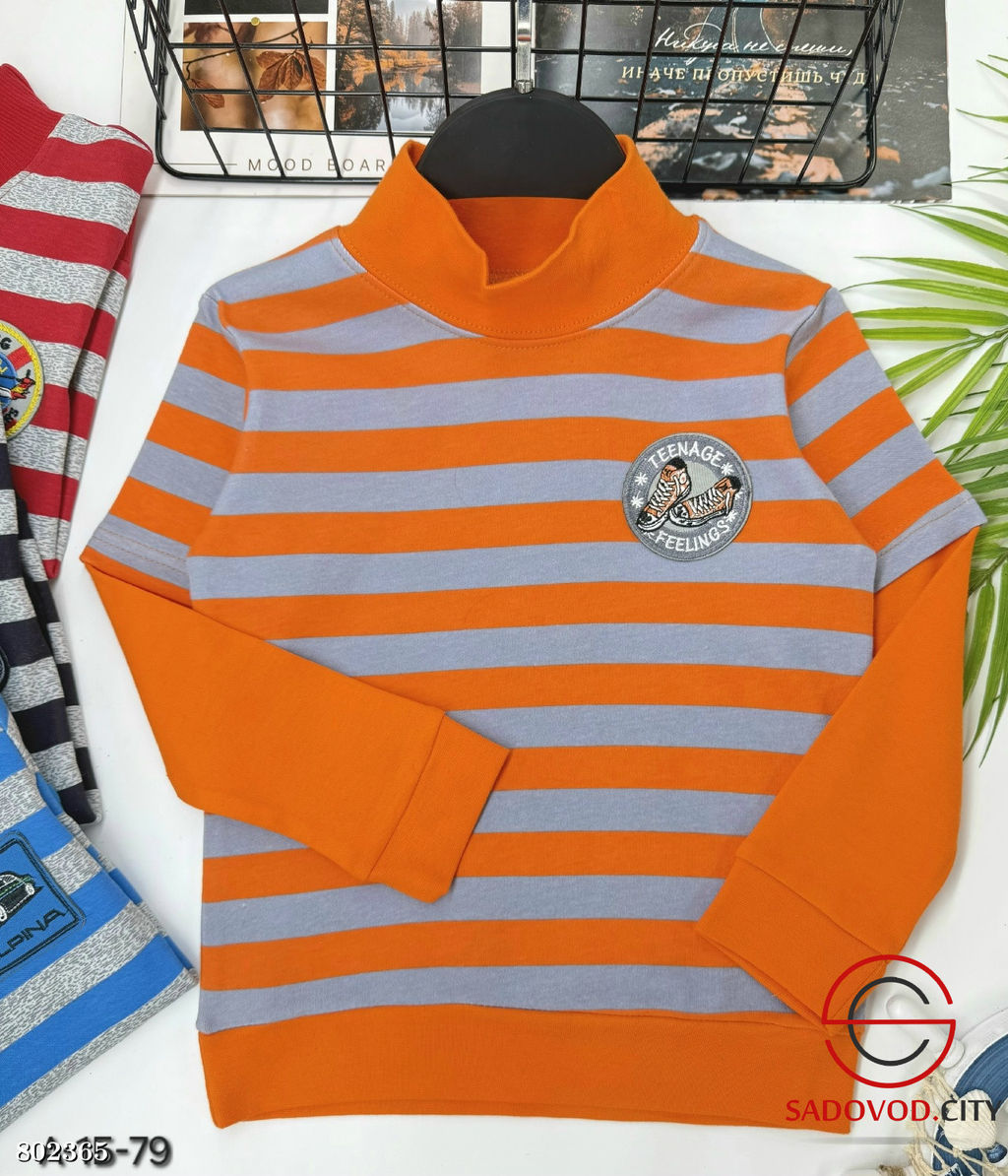 Водолазки для мальчика в полоску