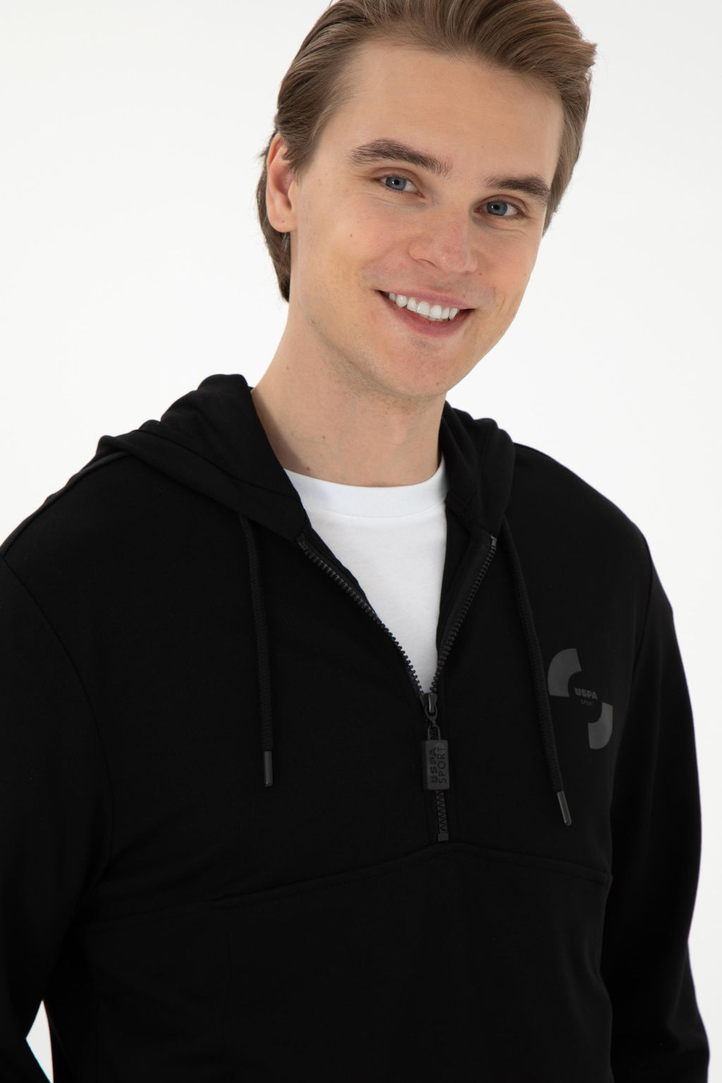 Мужской черный свитшот Неожиданная скидка в корзине - U.s. polo assn фото 2