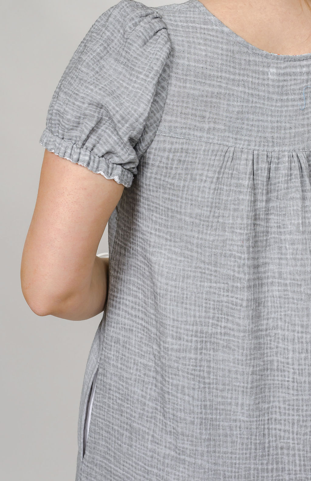 Платье из вареного муслина