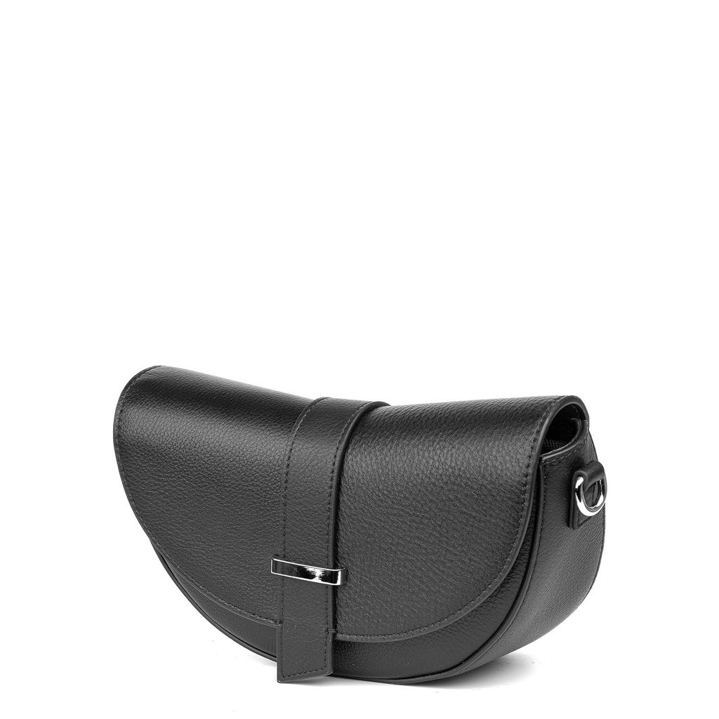 F2058-1P black, Женская кожаная сумка, Barcelo Biagi