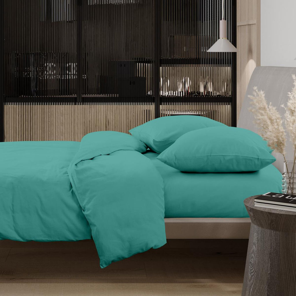 КПБ семейный перкаль Актив "WENGE" Optima (70х70) рис. 86056-8 Emerald