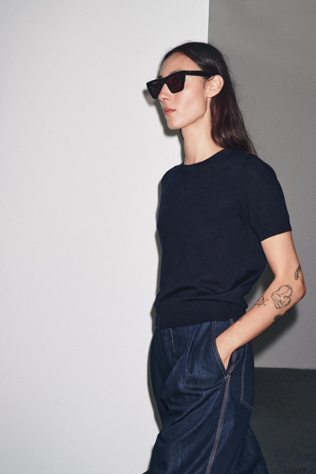 100% WOOL SHORT SLEEVE TOP - Zara фото 10