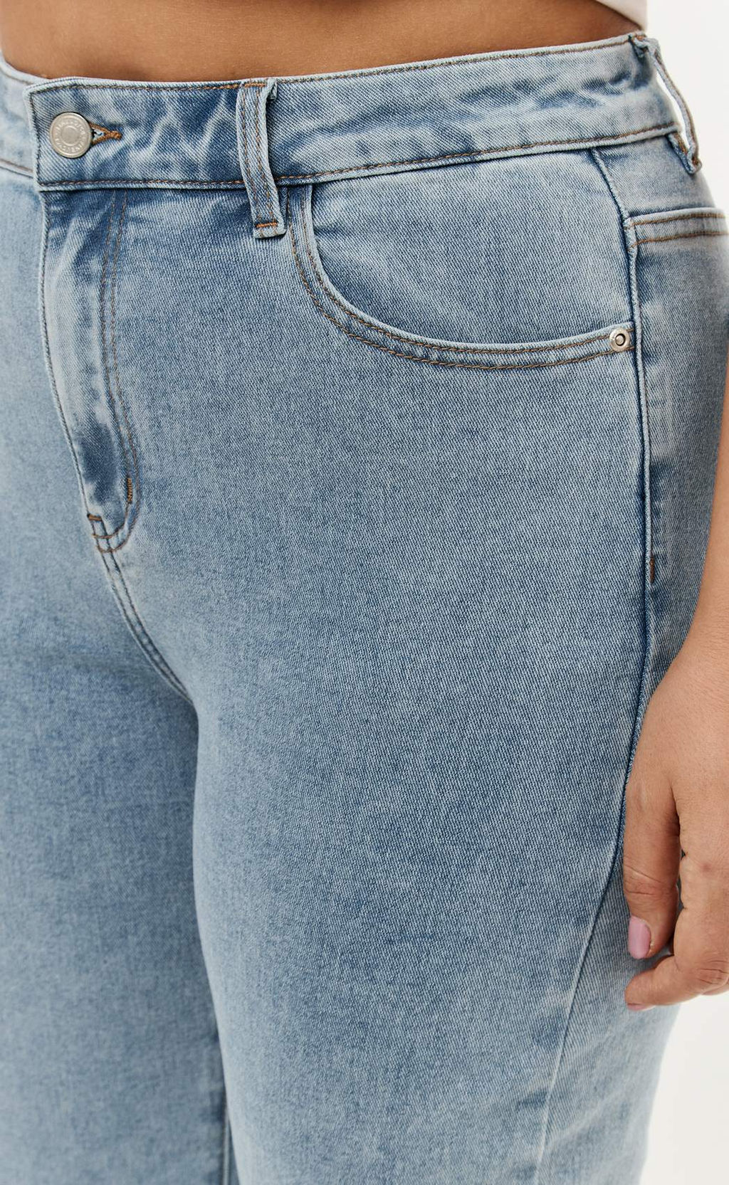 Джинсы F612-01-571E l.blue - Fine joyce фото 6