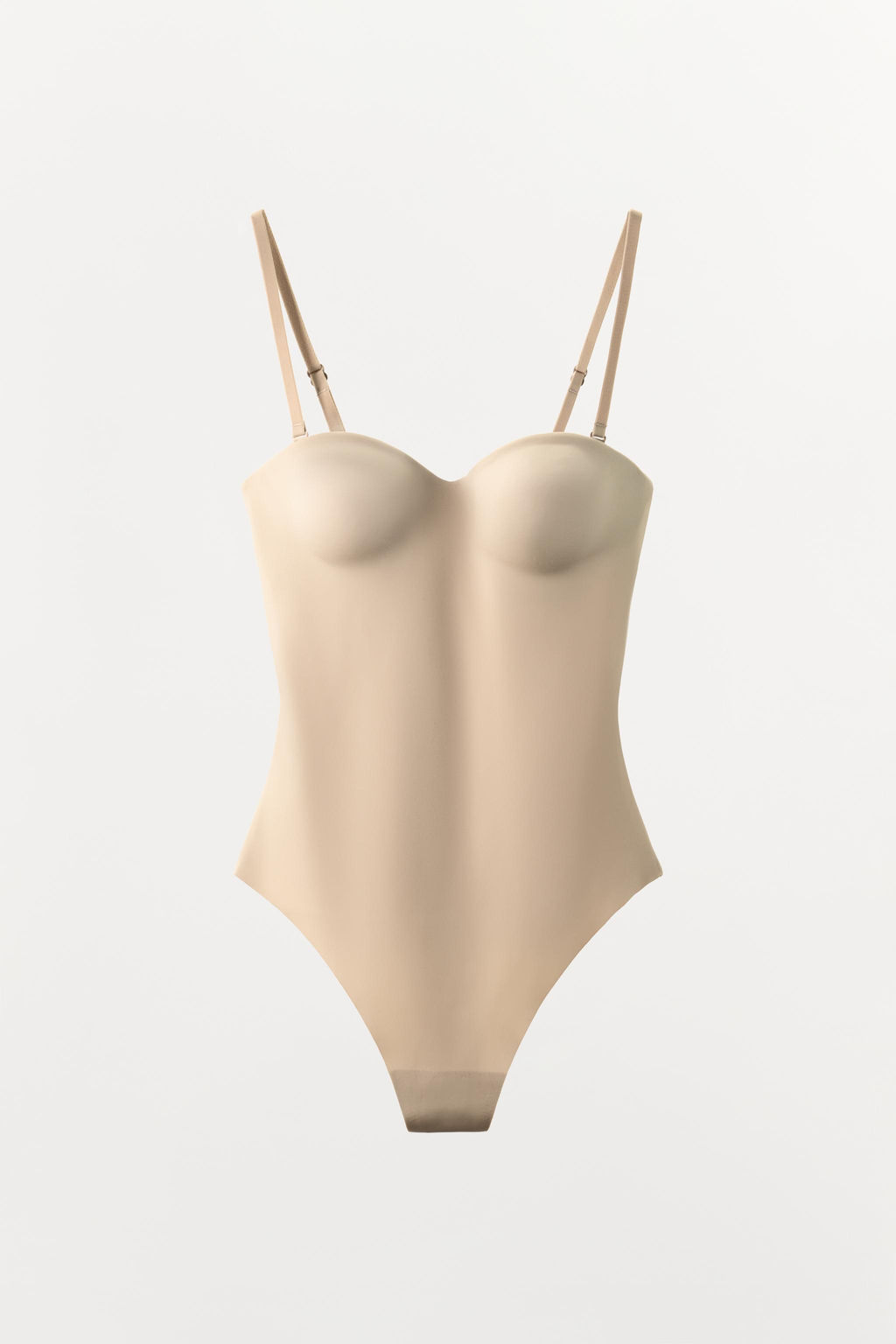 BODY AROS CON POLIAMIDA / rosa claro - Zara фото 4