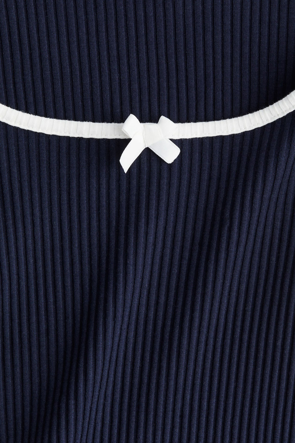 Top de canale con detalles sobrehilados - H&m фото 7