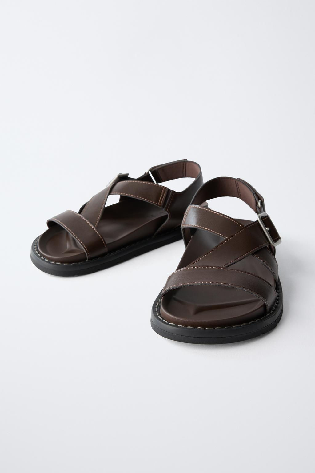 SANDALS WITH BUCKLES - Zara фото 3