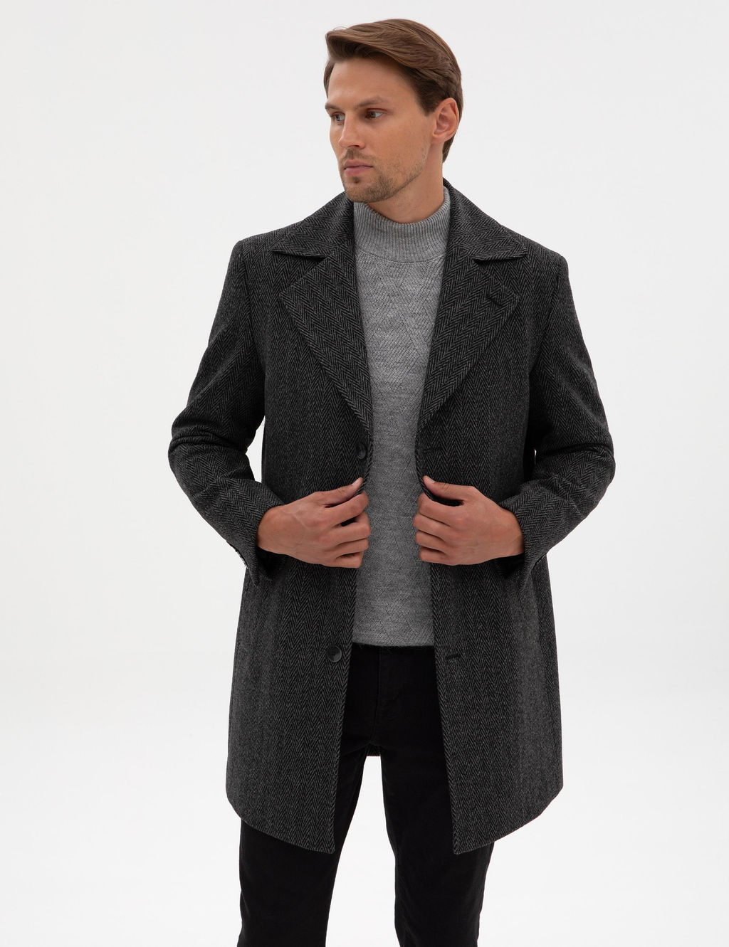 Antrasit Bal_ks_rt_ Palto - Pierre cardin фото 3