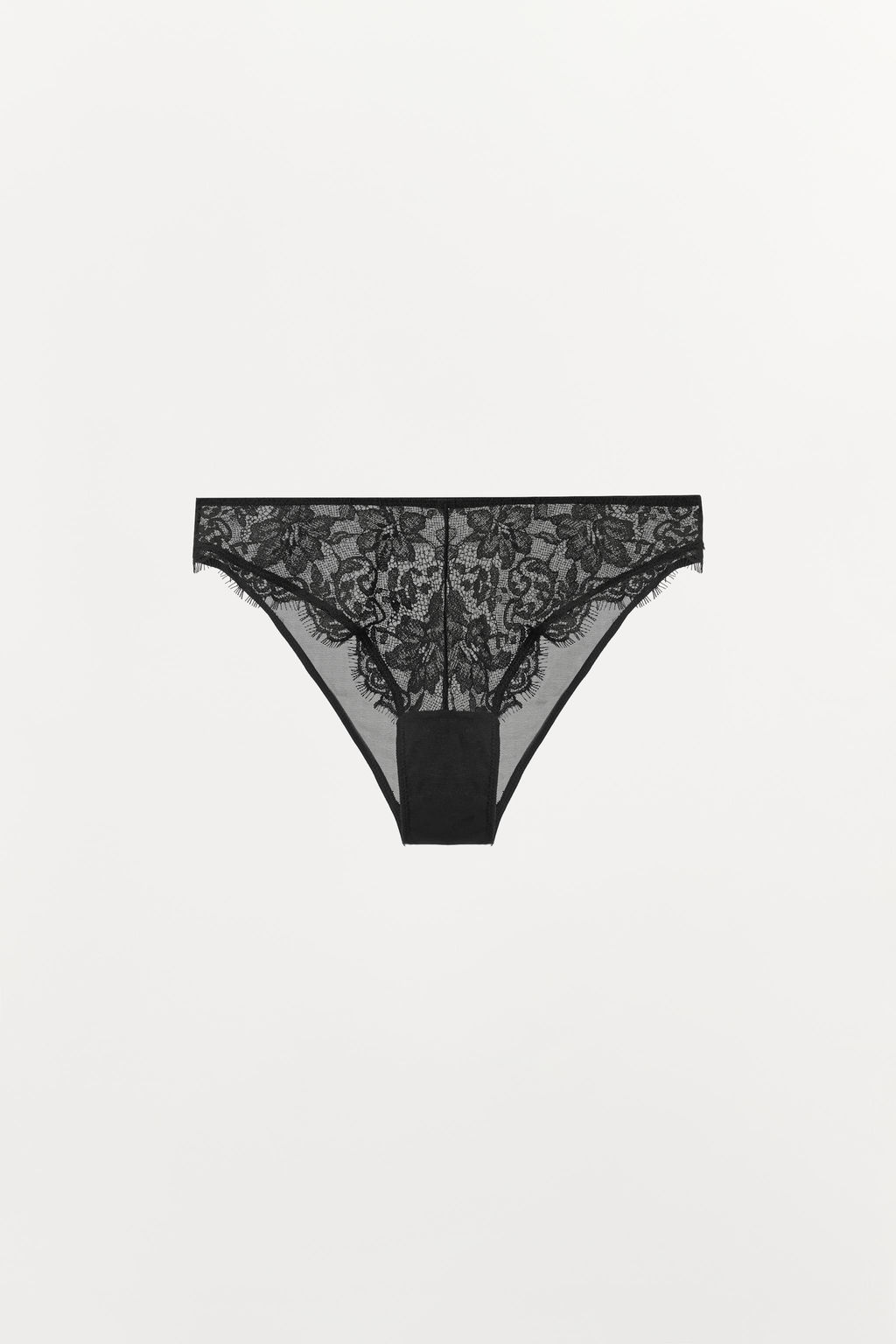 BRAGUITA ENCAJE / Negro - Zara фото 6