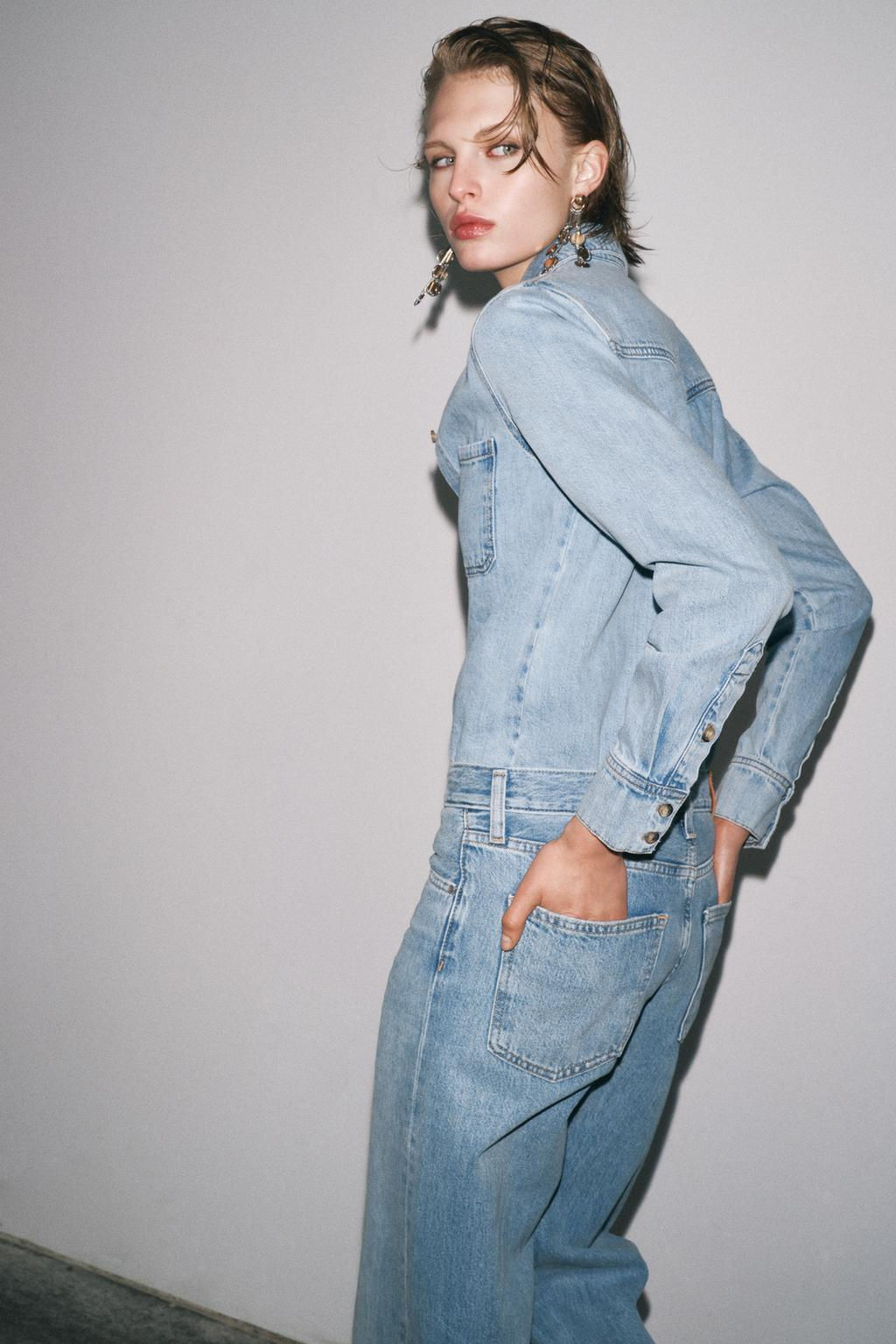 ZW COLLECTION WIDE-LEG LOW-RISE JEANS - Zara фото 28