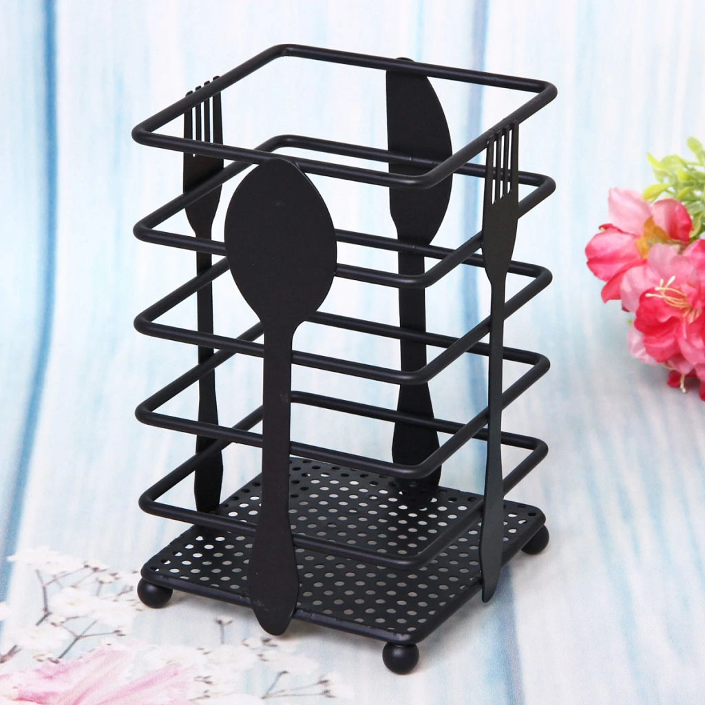 Подставка для кухонных принадлежностей "Brownie" 10*10*16см столовые приборы