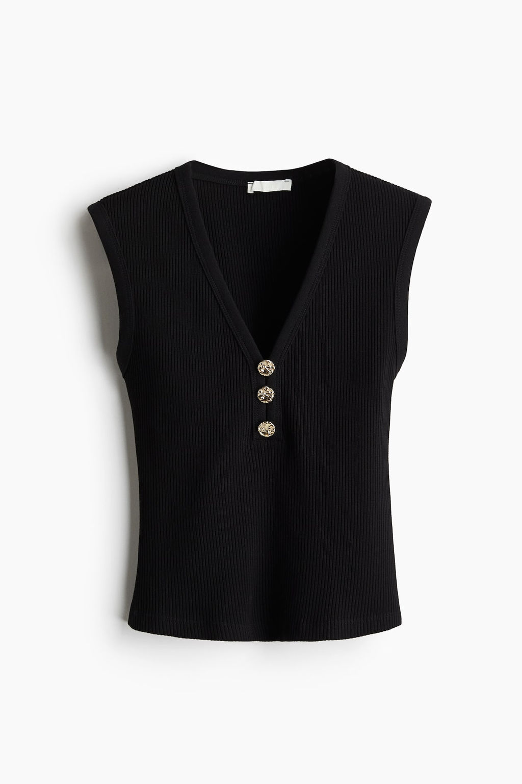 Top de canale con botones - H&m фото 4