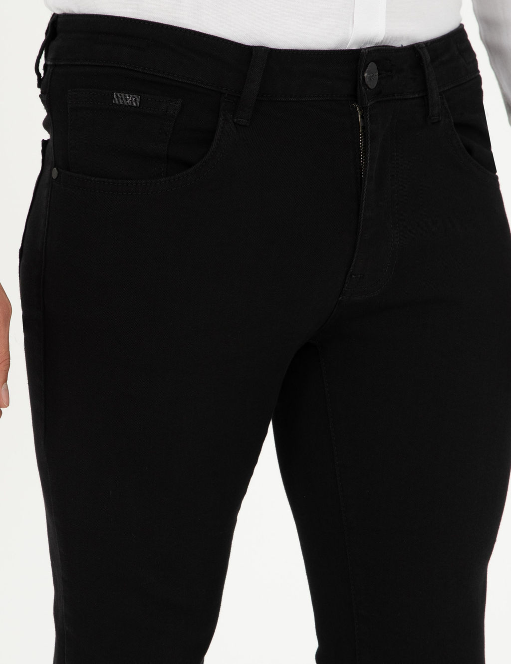 Siyah Slim Fit Jean Pantolon