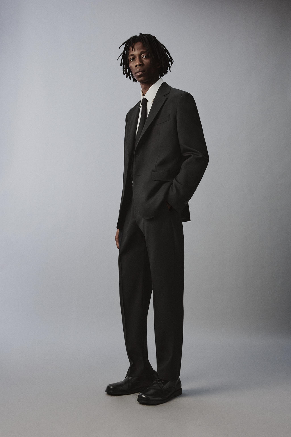 BLAZER TRAJE 100% LANA / Negro - Zara фото 4