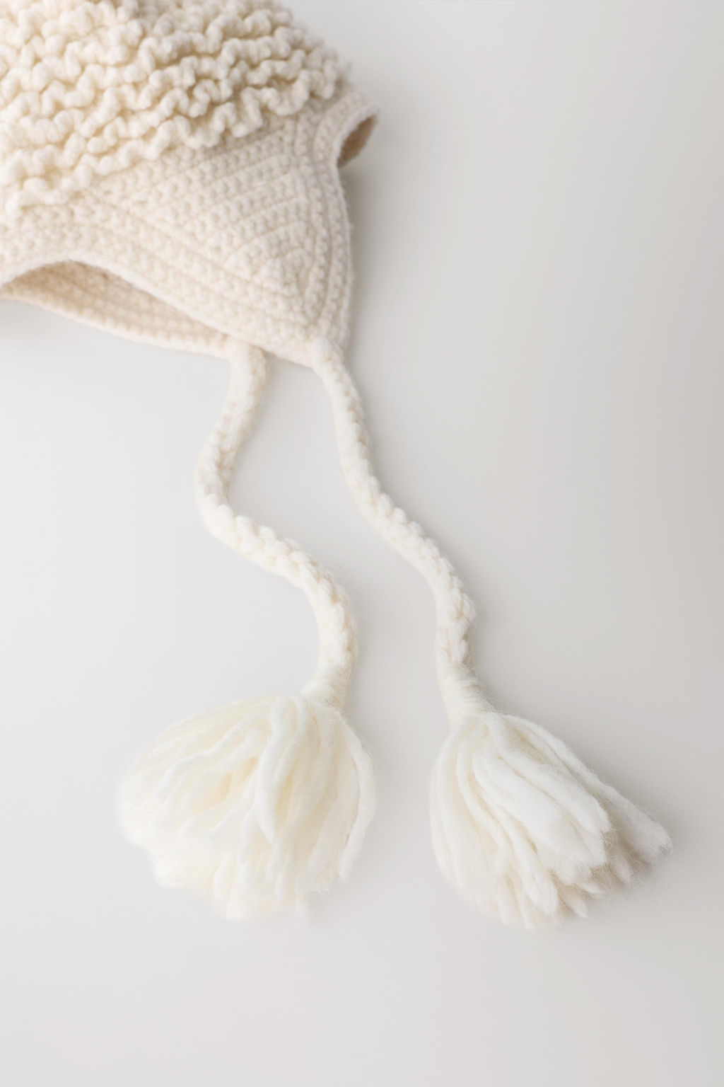 100% WOOL SHEEP HAT LIMITED EDITION - Zara фото 5