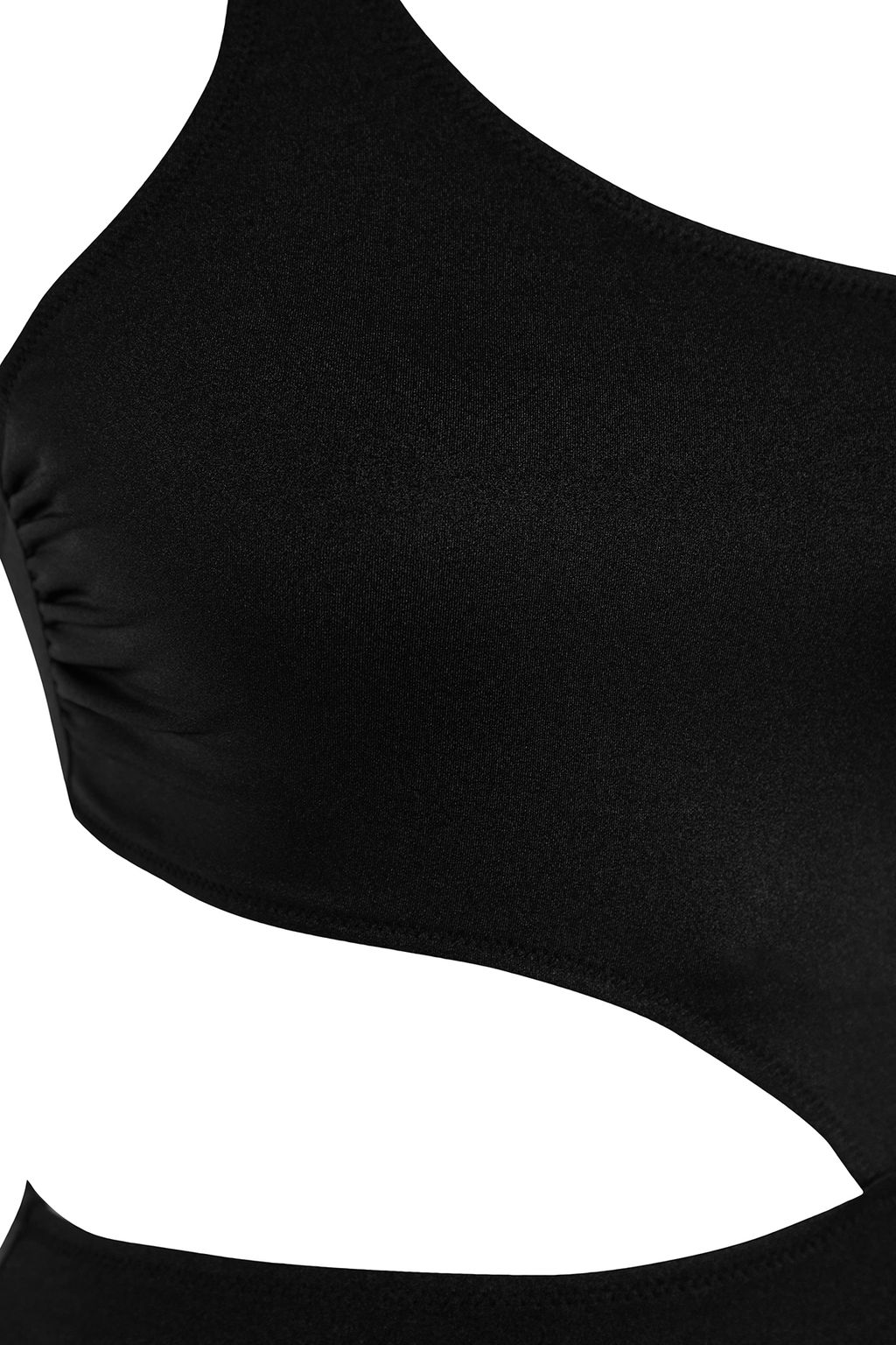 TRENDYOLMILLA Siyah Tek Omuz Cut Out/Pencereli Regular Mayokini TBESS24MY00005 фото 7