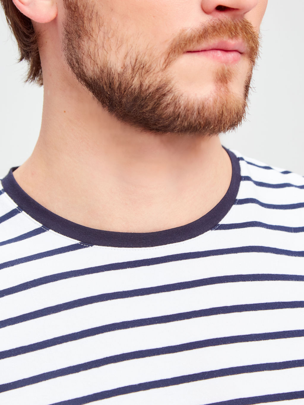 Футболка мужская короткий рукав GREG G145-KD14T-UT20 (синяя полоска)  фото 4